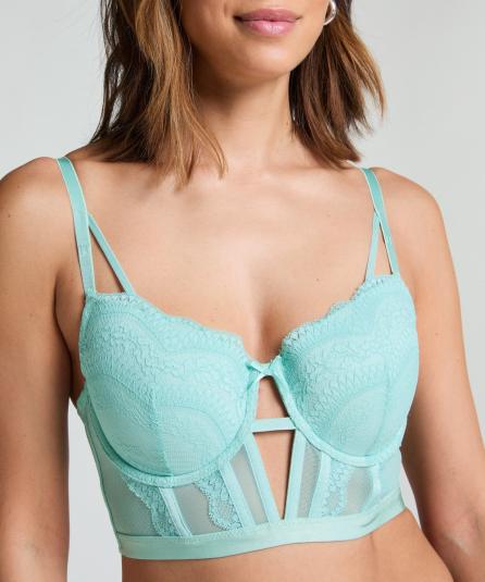 Σουτιέν Longline Με Επένδυση Και Μπανέλα Ashley