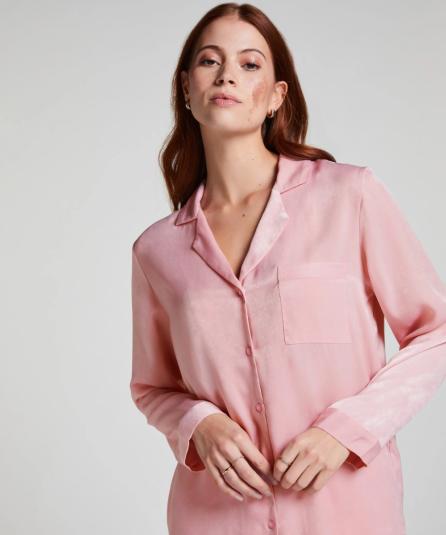 Μακρυμάνικο Τοπ Πιτζάμας Σατέν