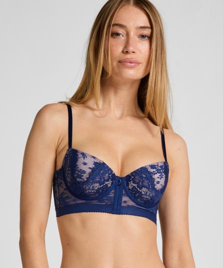 Σουτιέν Longline Με Επένδυση Και Μπανέλα Lou