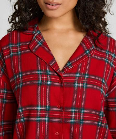 Μακρυμάνικο Τοπ Πιτζάμας Flannel