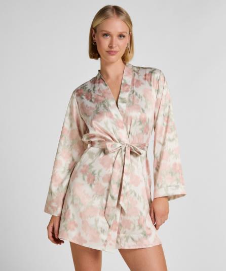 Σατέν Κιμονό Floral