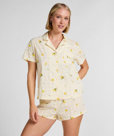 Σετ Πιτζάμα Woven Lemon