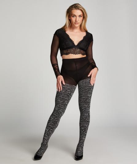 Καλσόν 50 Den Lurex Zebra
