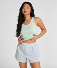 Σορτς Πιτζάμας Boxy Seersucker