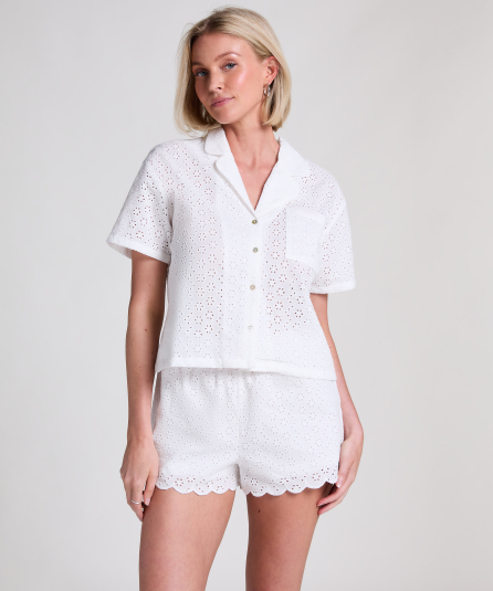 Τοπ Πιτζάμας Broiderie Anglaise