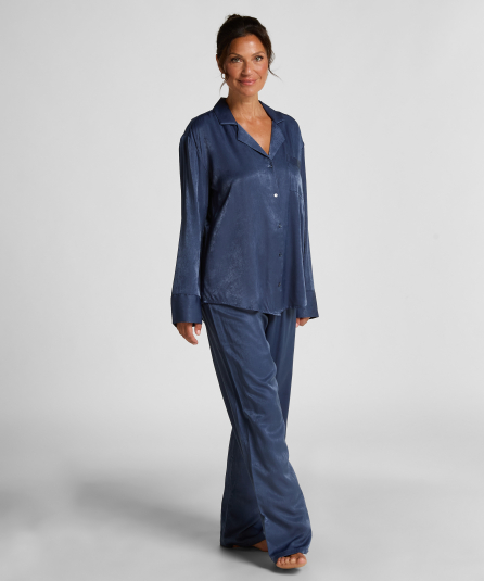 Σατέν Μακρυμάνικο Τοπ Πιτζάμας Ayla