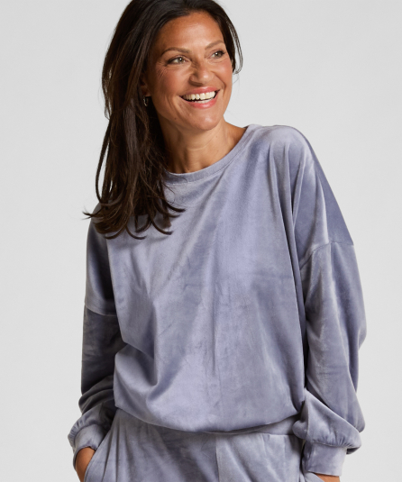 Μακρυμάνικο Βελούδινο Τοπ Πιτζάμας