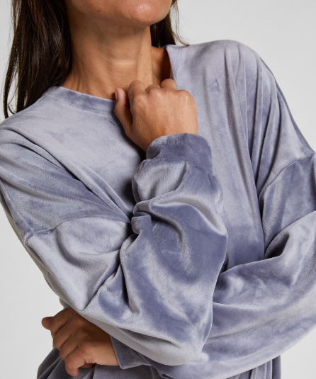 Μακρυμάνικο Βελούδινο Τοπ Πιτζάμας