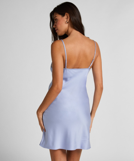 Σατέν Νυχτικό Δαντελένιο