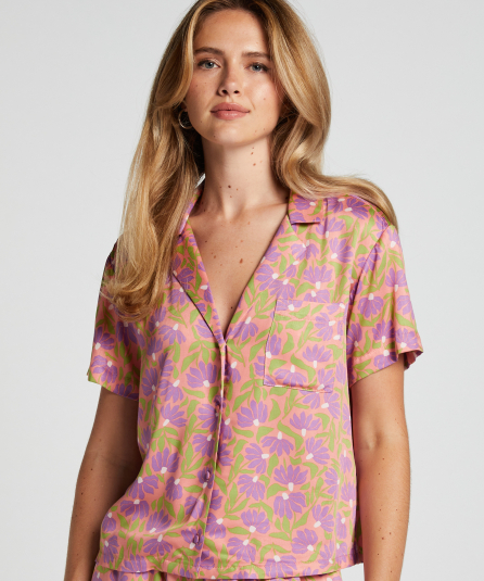 Κοντομάνικο Τοπ Από Βισκόζη