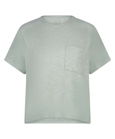 Κοντομάνικο Τοπ Πιτζάμας Ribbed