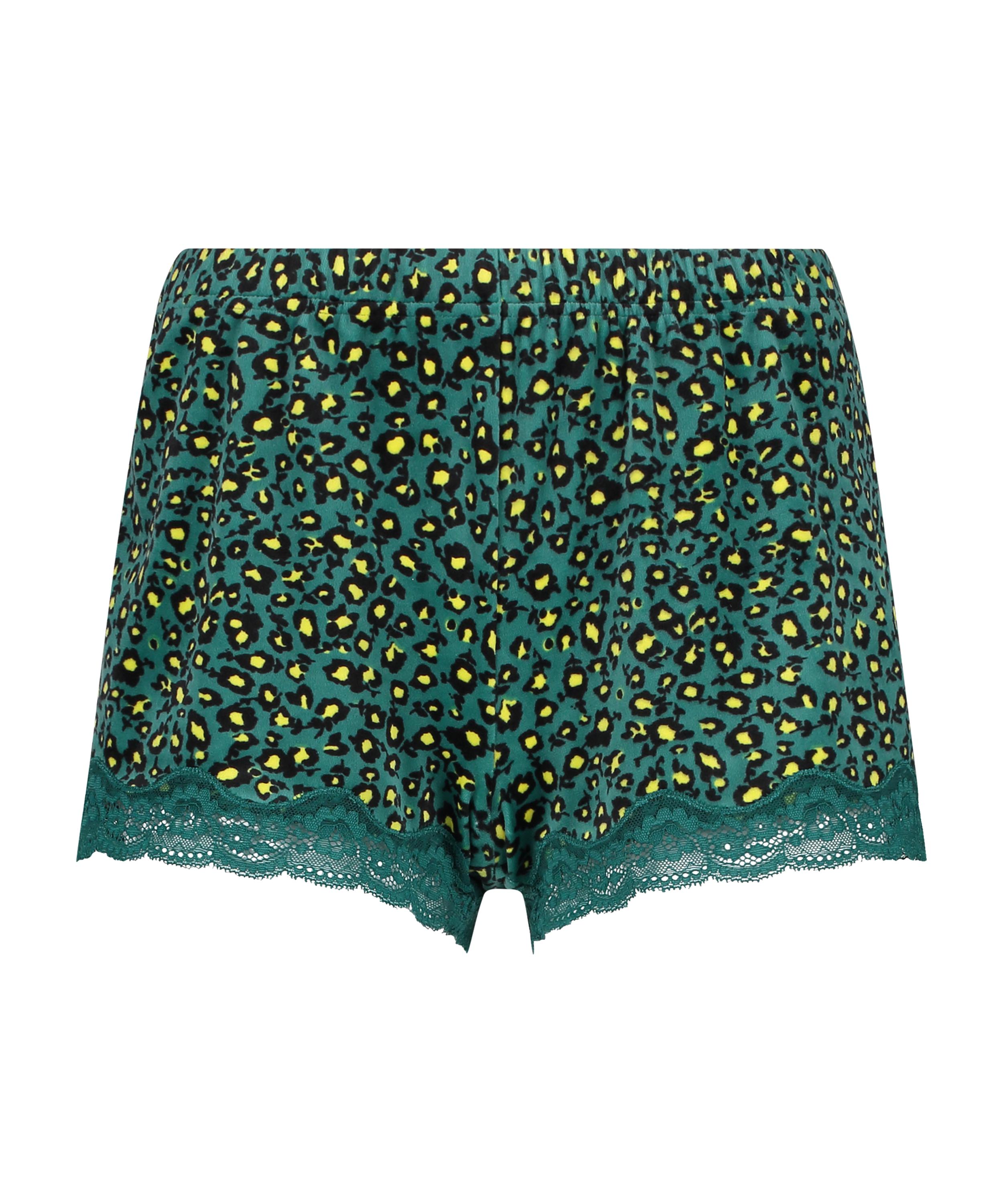 Βελούδινο Σορτσάκι με Animal Print