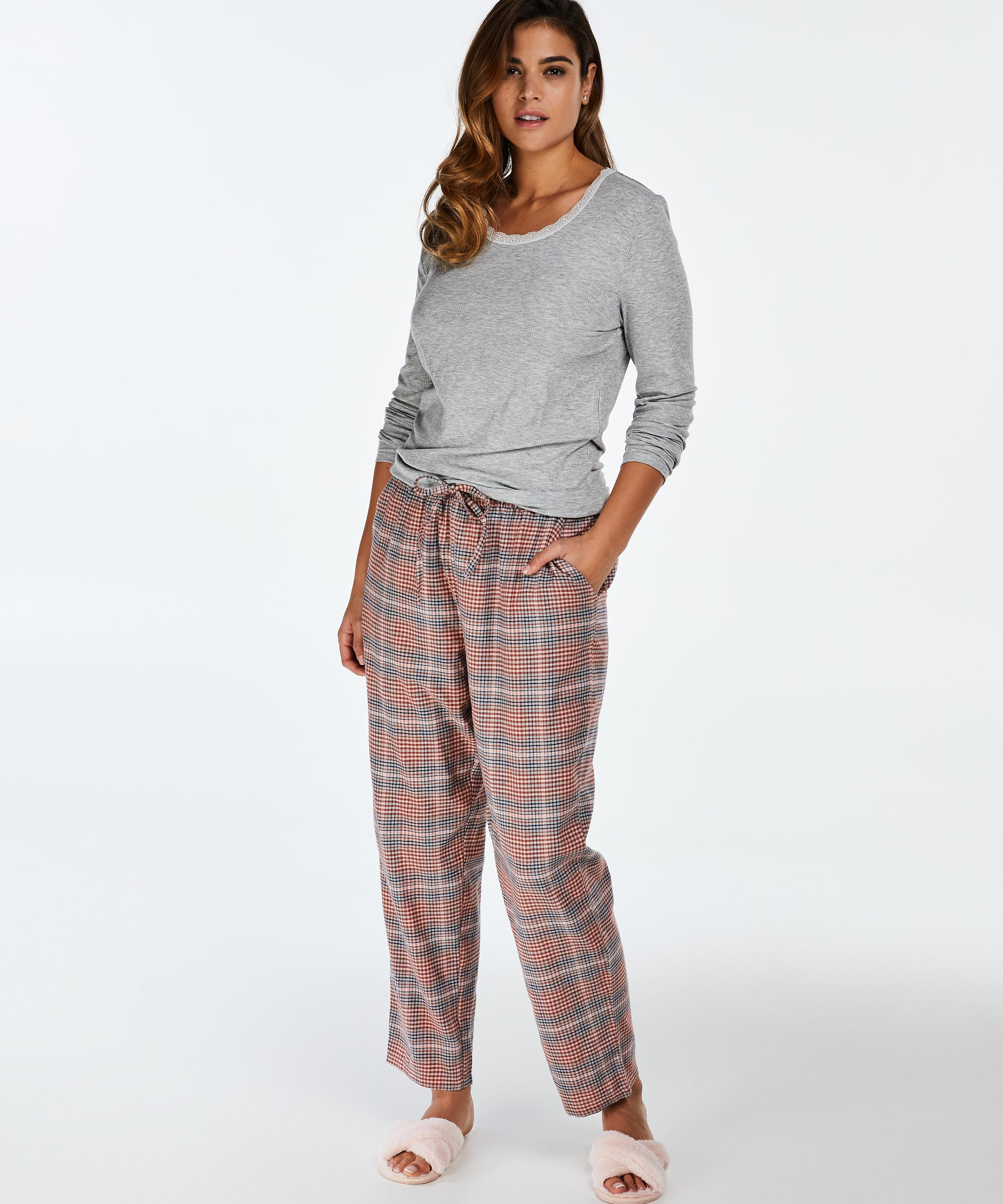 Twill Check Pyjama Bottoms