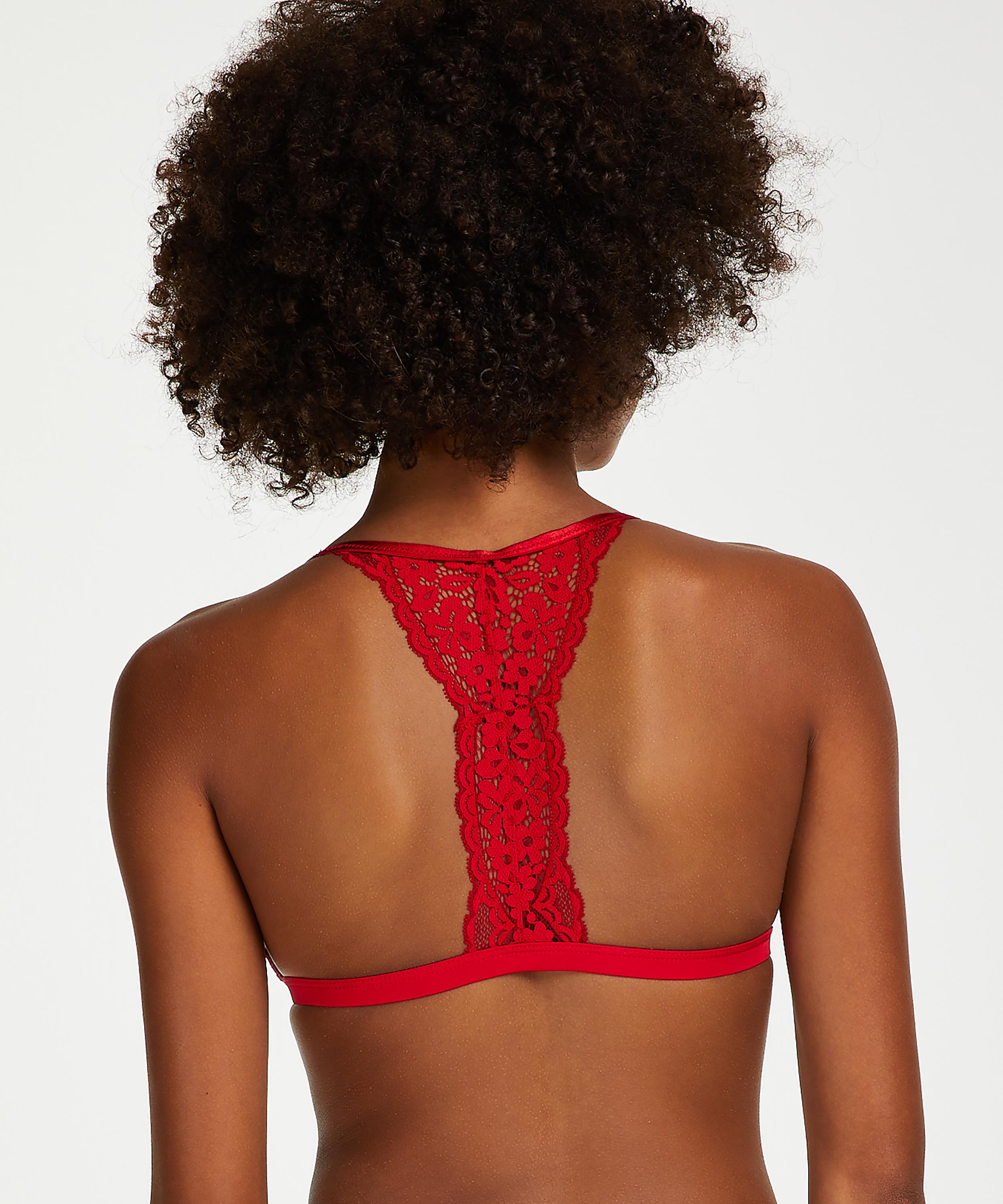 Bralette με Επένδυση και Δαντέλα