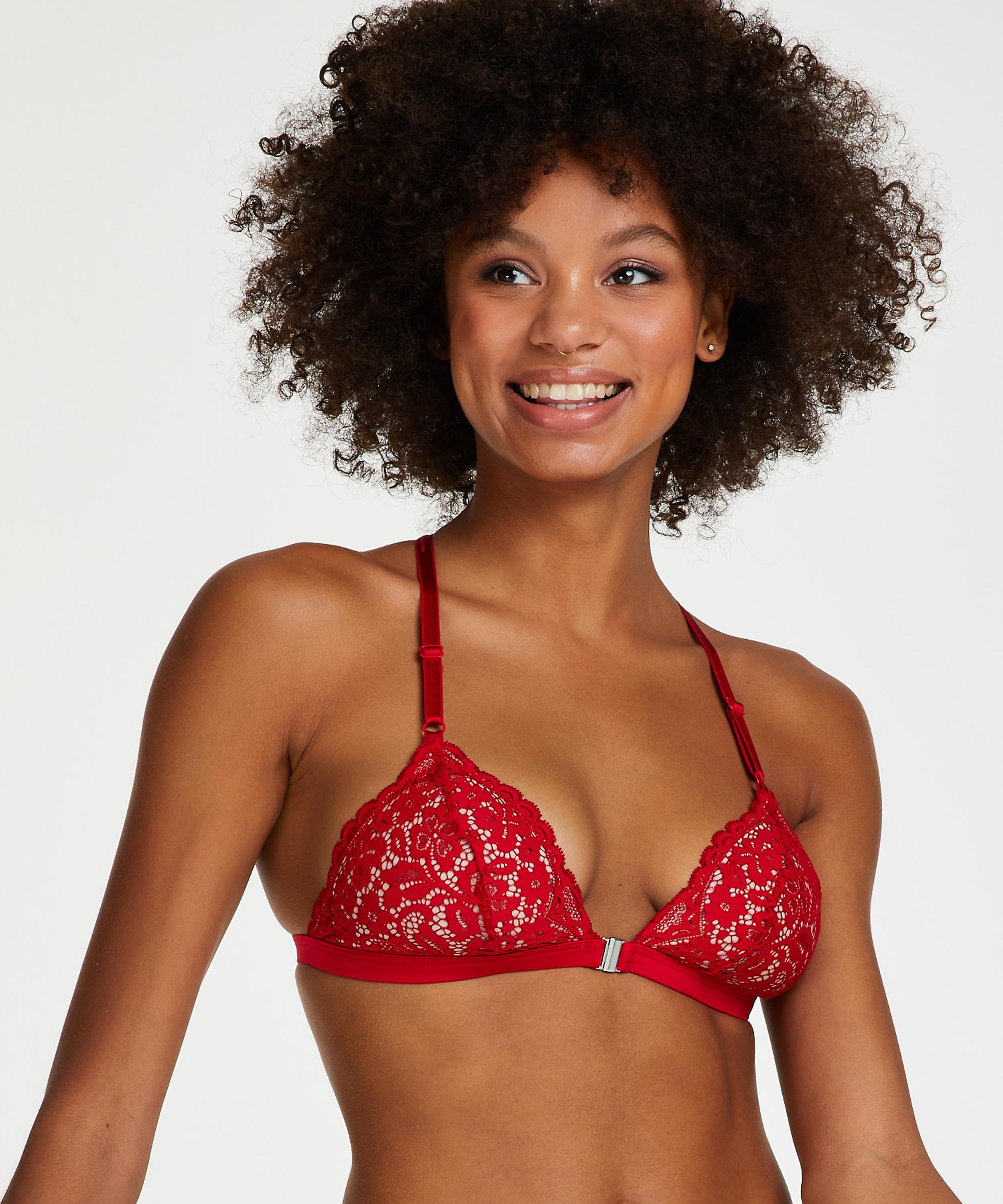 Bralette με Επένδυση και Δαντέλα