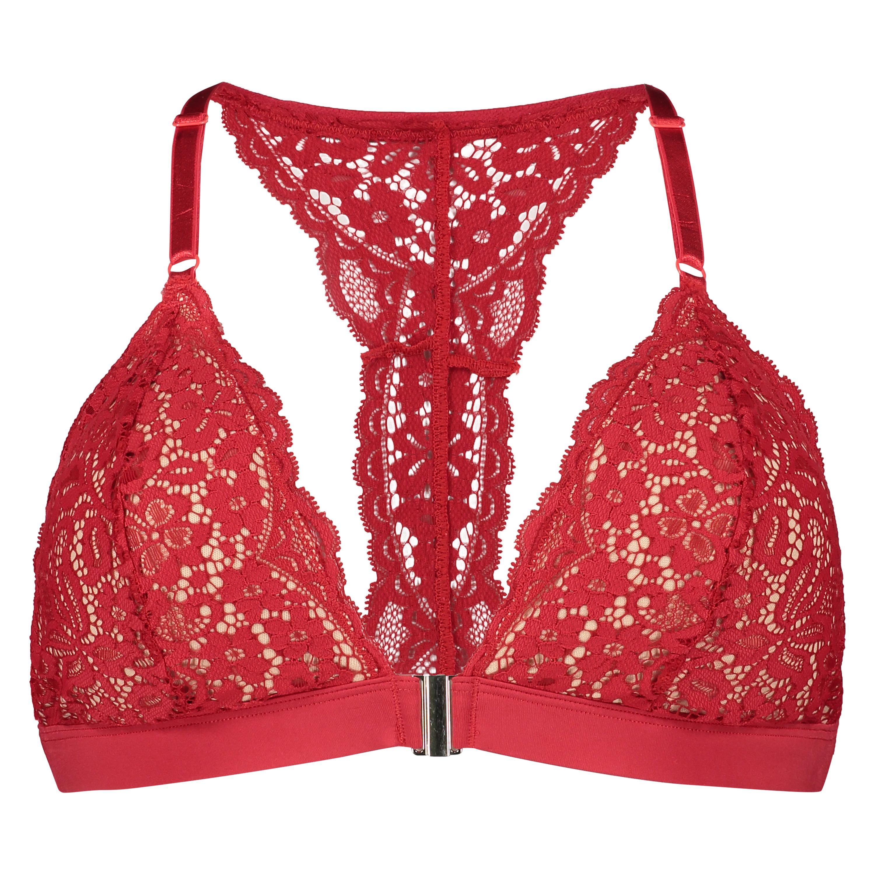 Bralette με Επένδυση και Δαντέλα