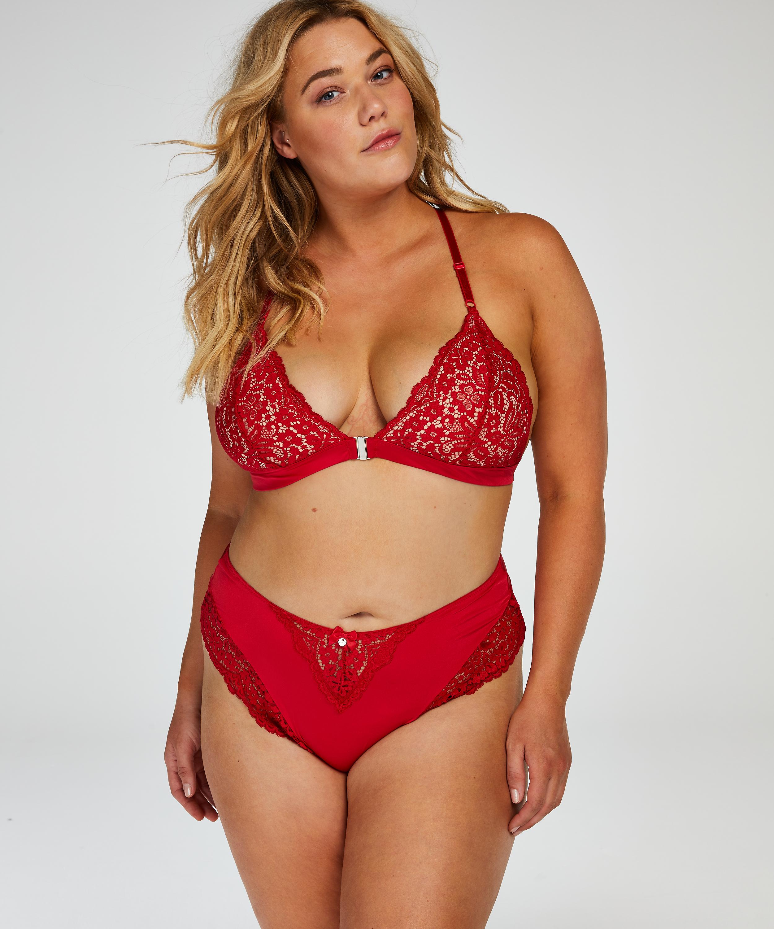 Bralette με Επένδυση και Δαντέλα