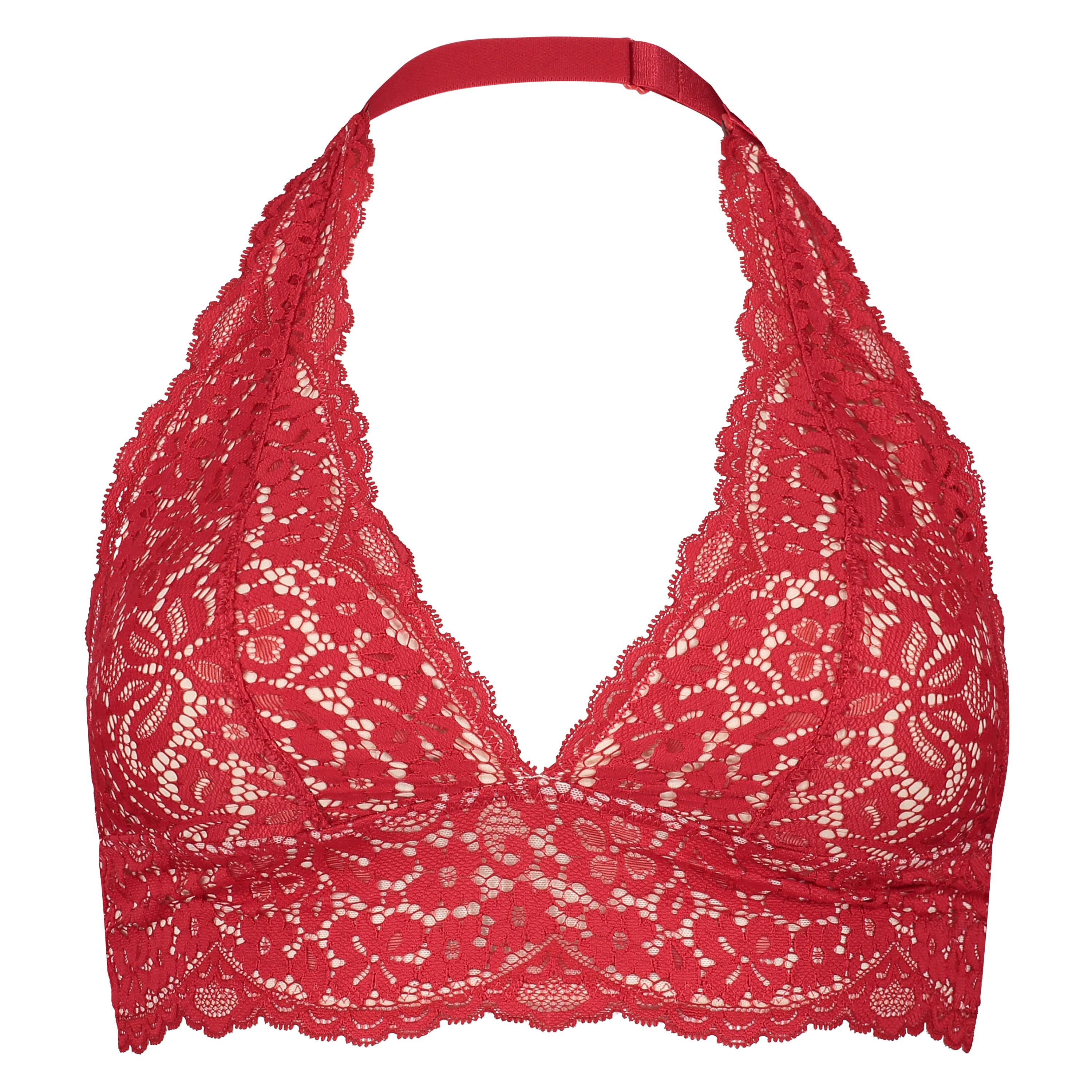 Rose halter bralette