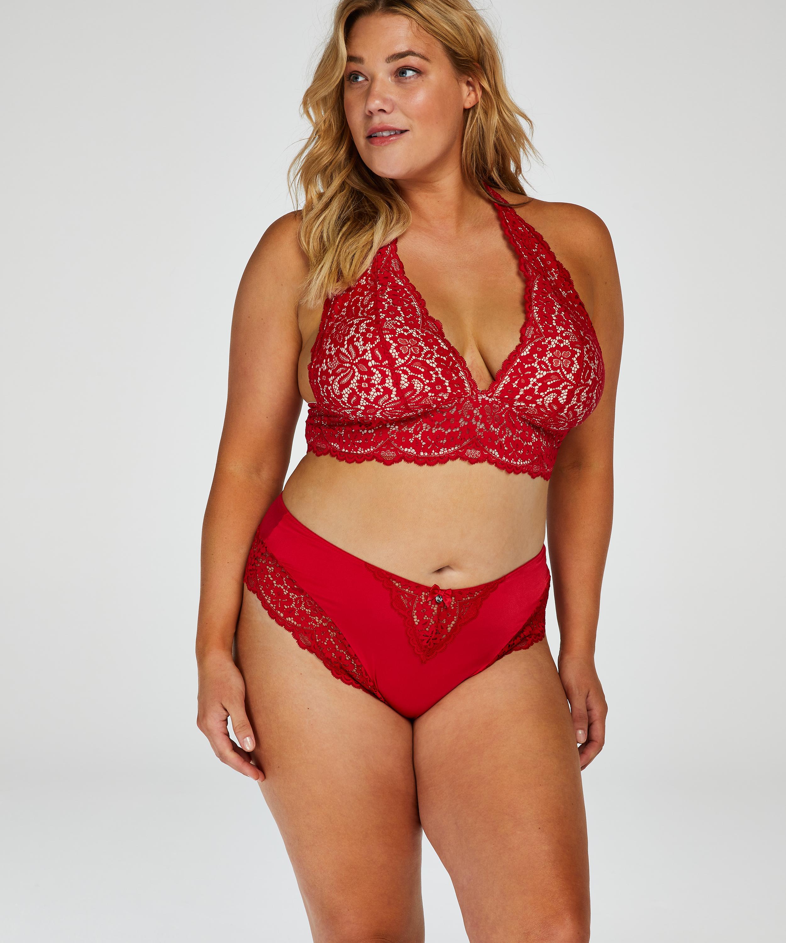 Rose halter bralette