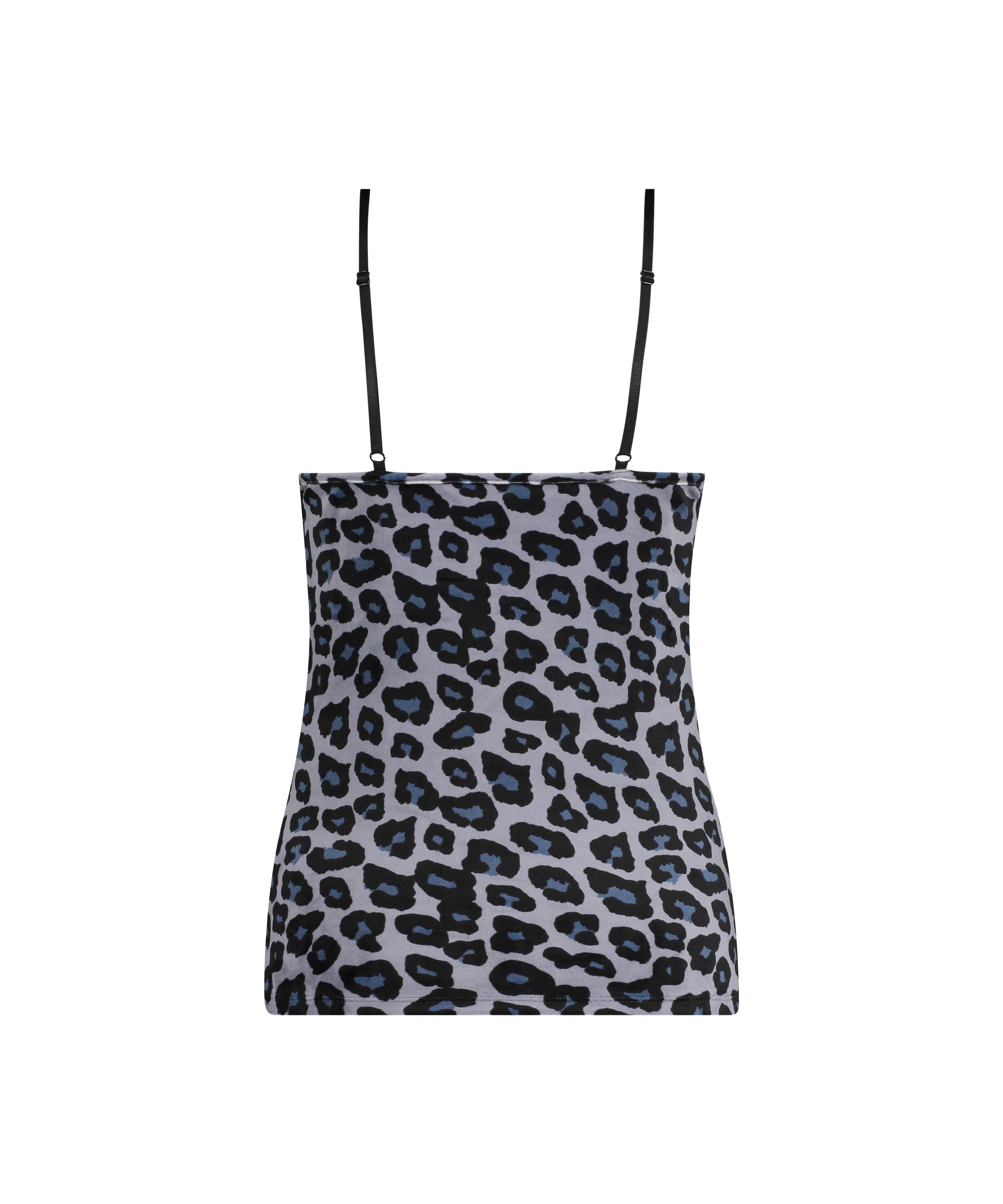 Βελούδινο Τιραντέ Τοπ με Animal Print