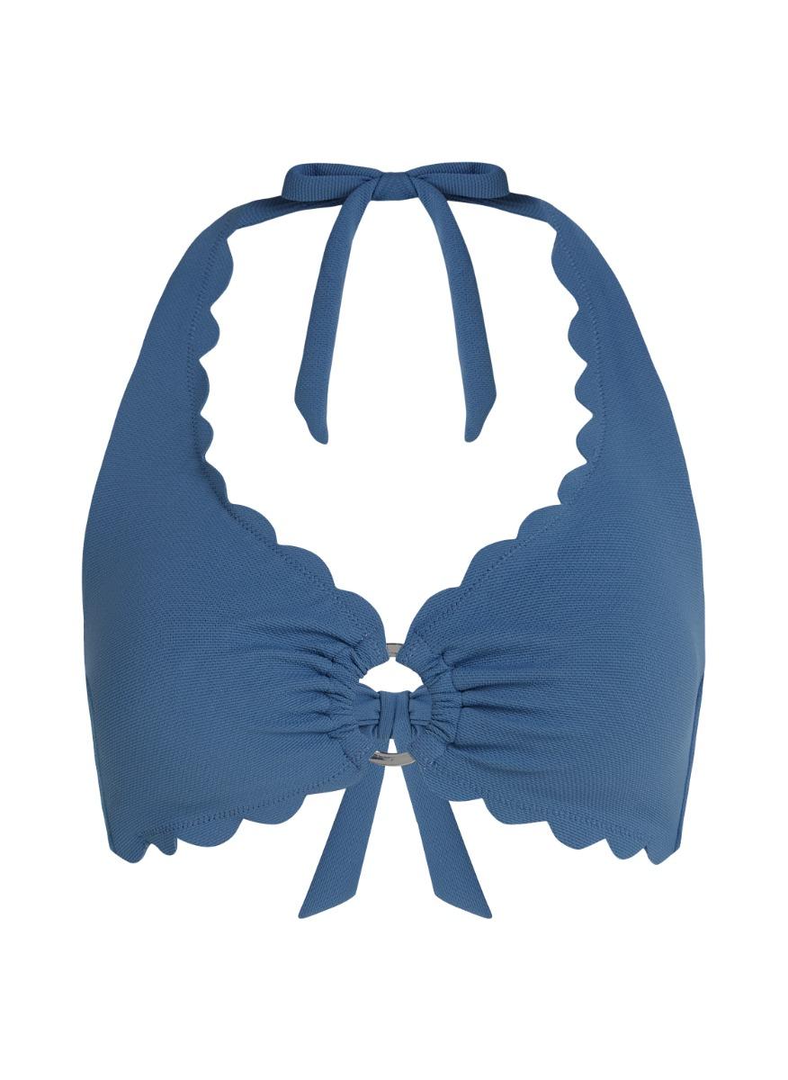 Μπικίνι Croptop Halter Scallop
