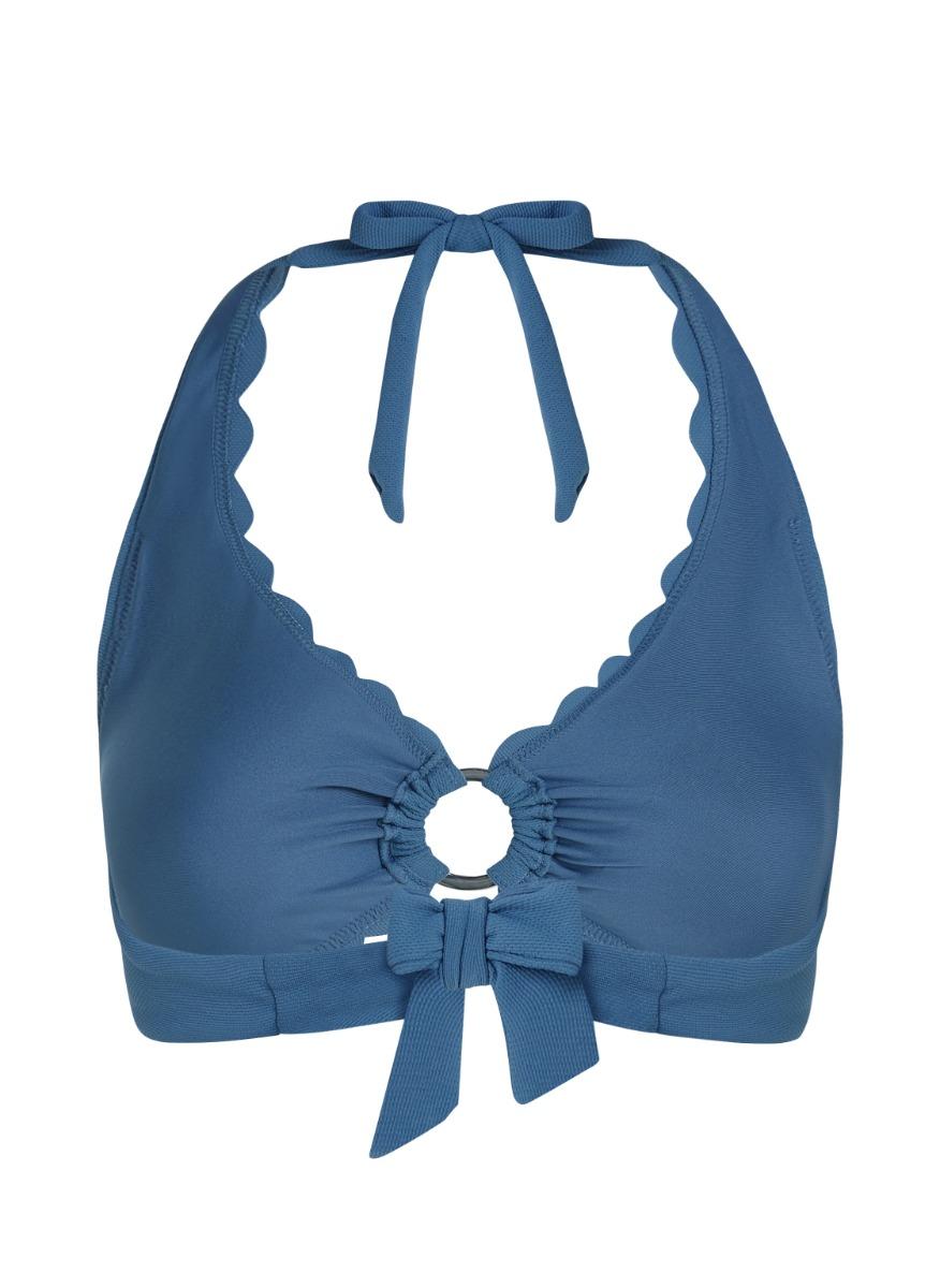 Μπικίνι Croptop Halter Scallop