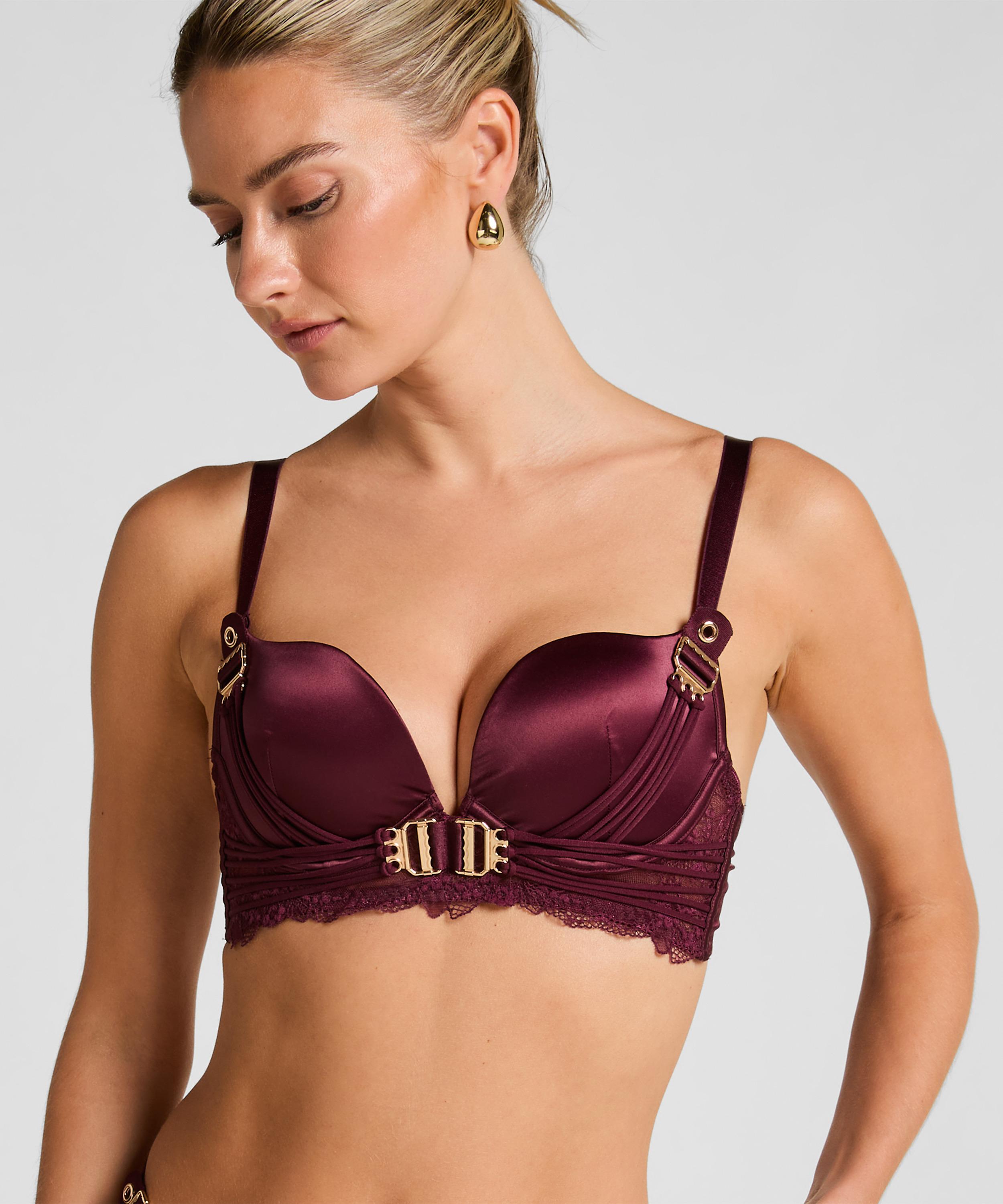 Σουτιέν Longline Push Up Με Επένδυση Και Μπανέλα Avela