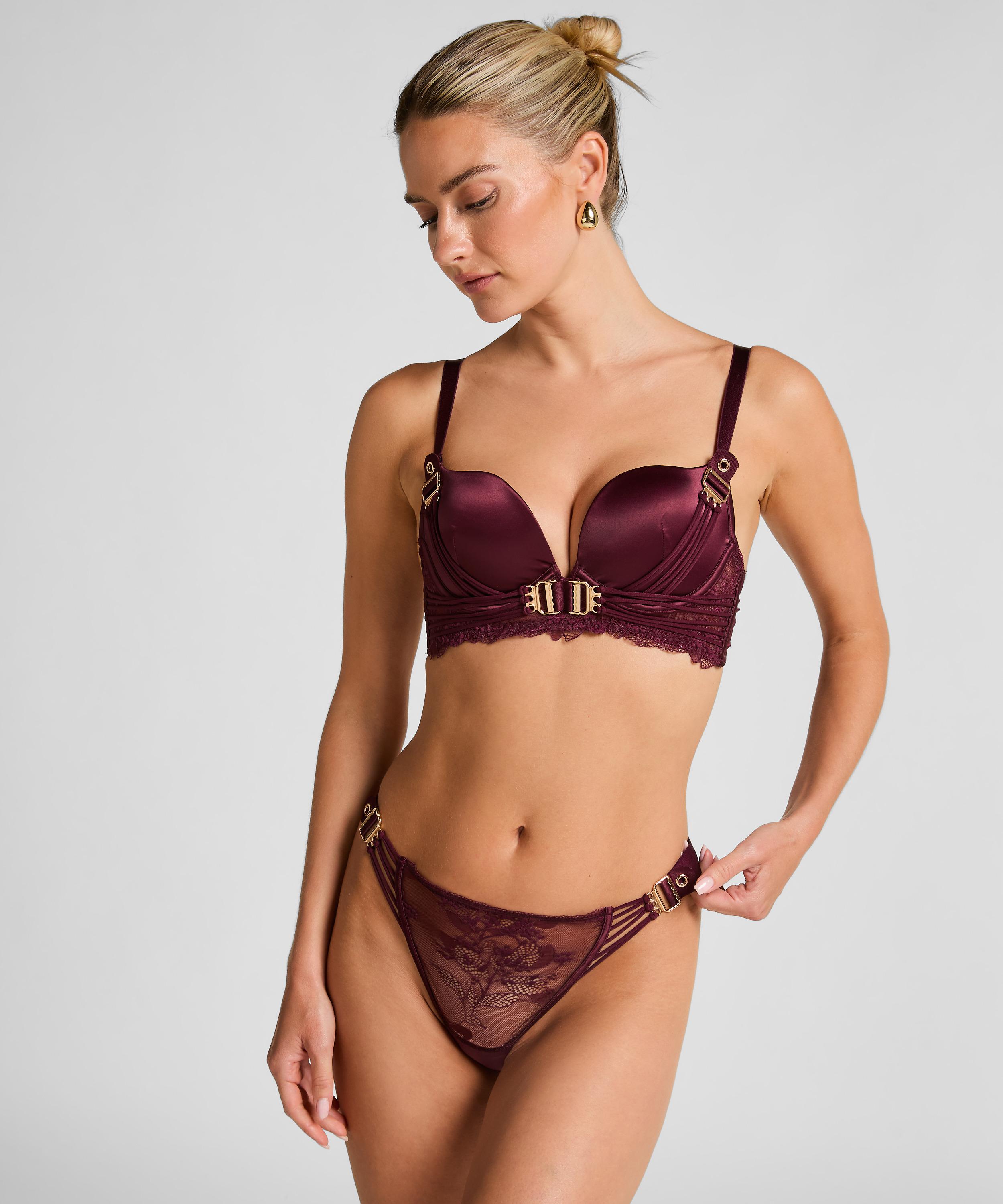 Σουτιέν Longline Push Up Με Επένδυση Και Μπανέλα Avela