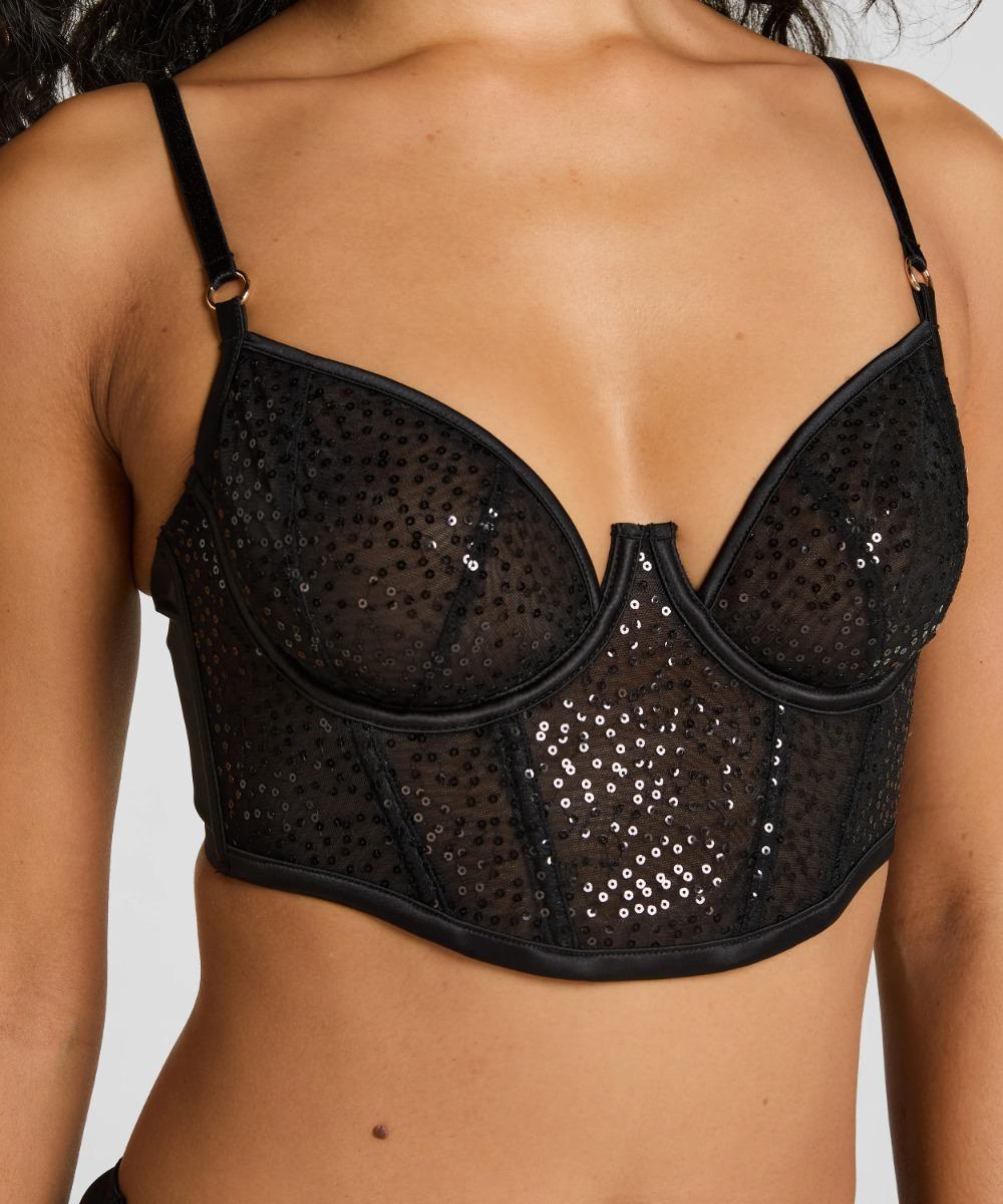 Σουτιέν Longline Χωρίς Επένδυση Με Μπανέλα Elle