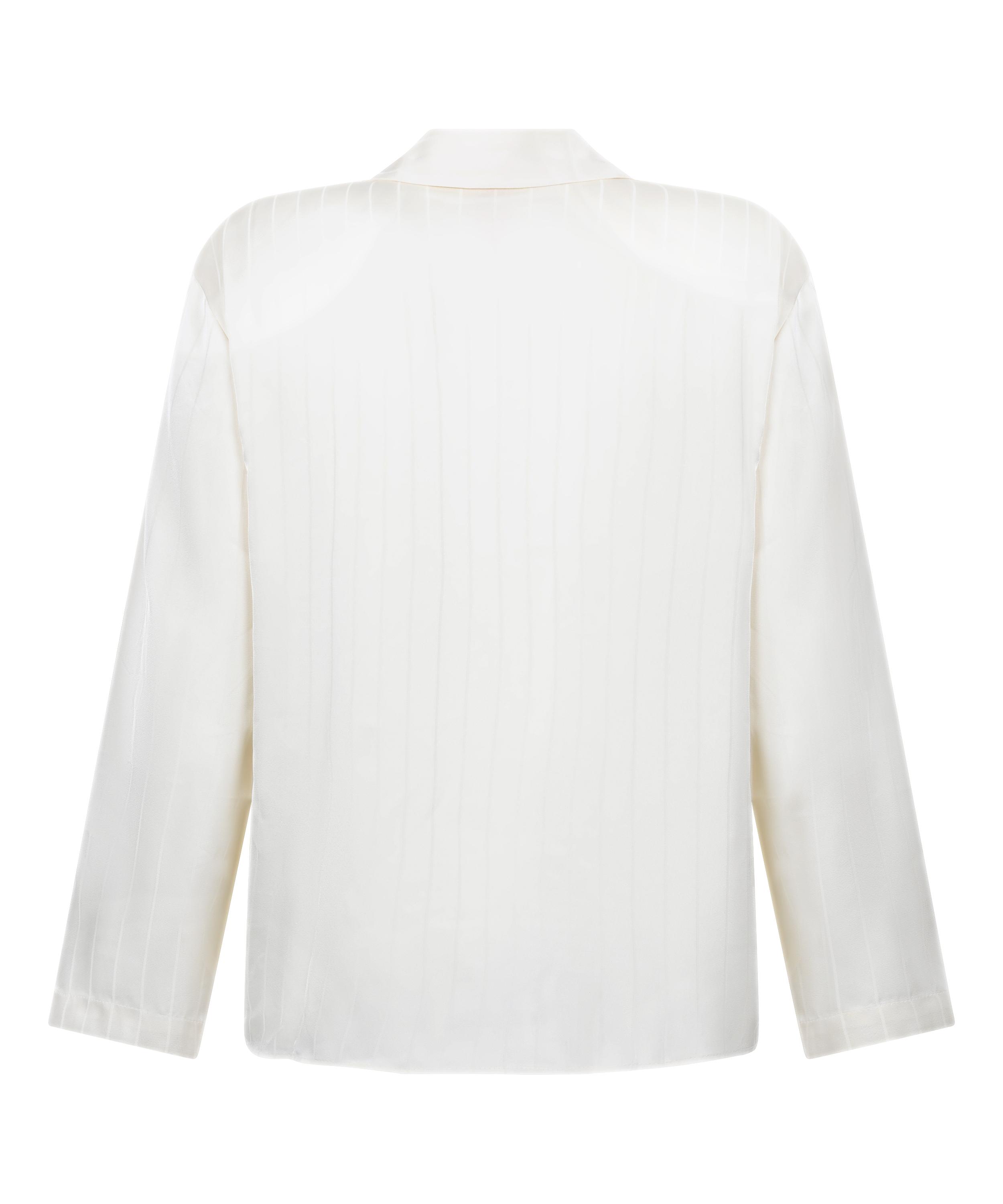 Σατέν Μακρυμάνικο Τοπ Pinstripe