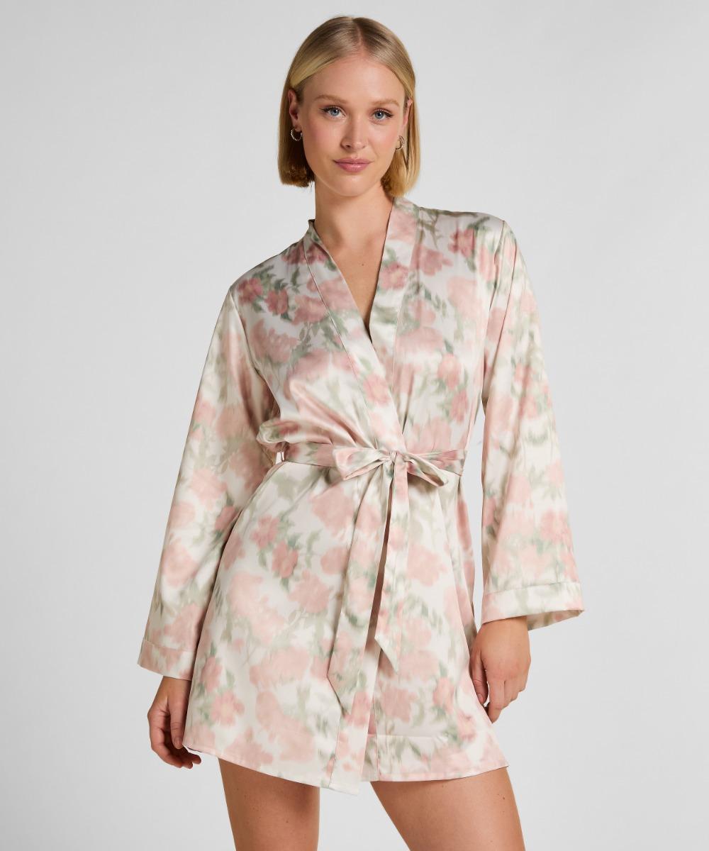 Σατέν Κιμονό Floral