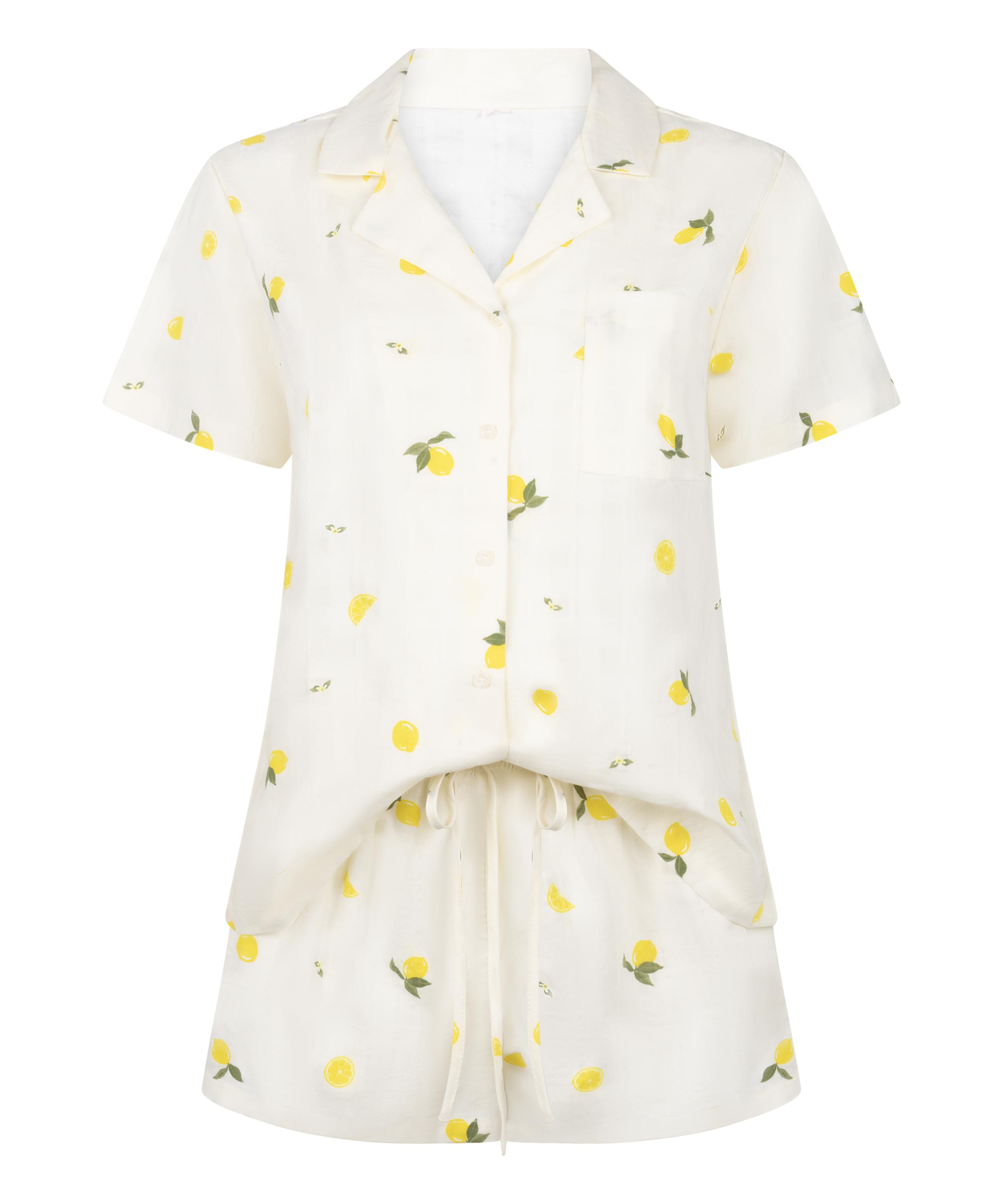 Σετ Πιτζάμα Woven Lemon