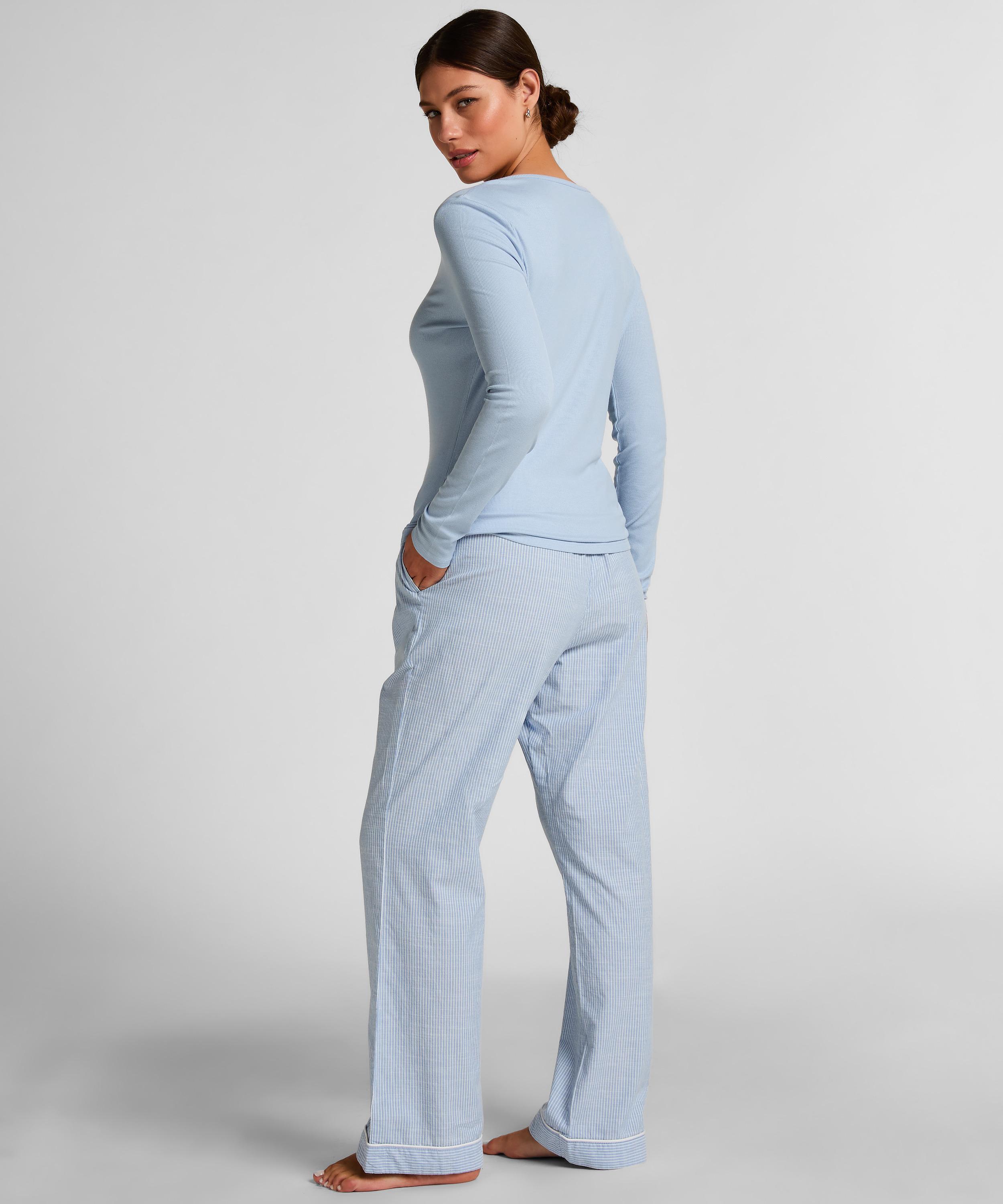 Μακρυμάνικο Τοπ  Πιτζάμας Henley