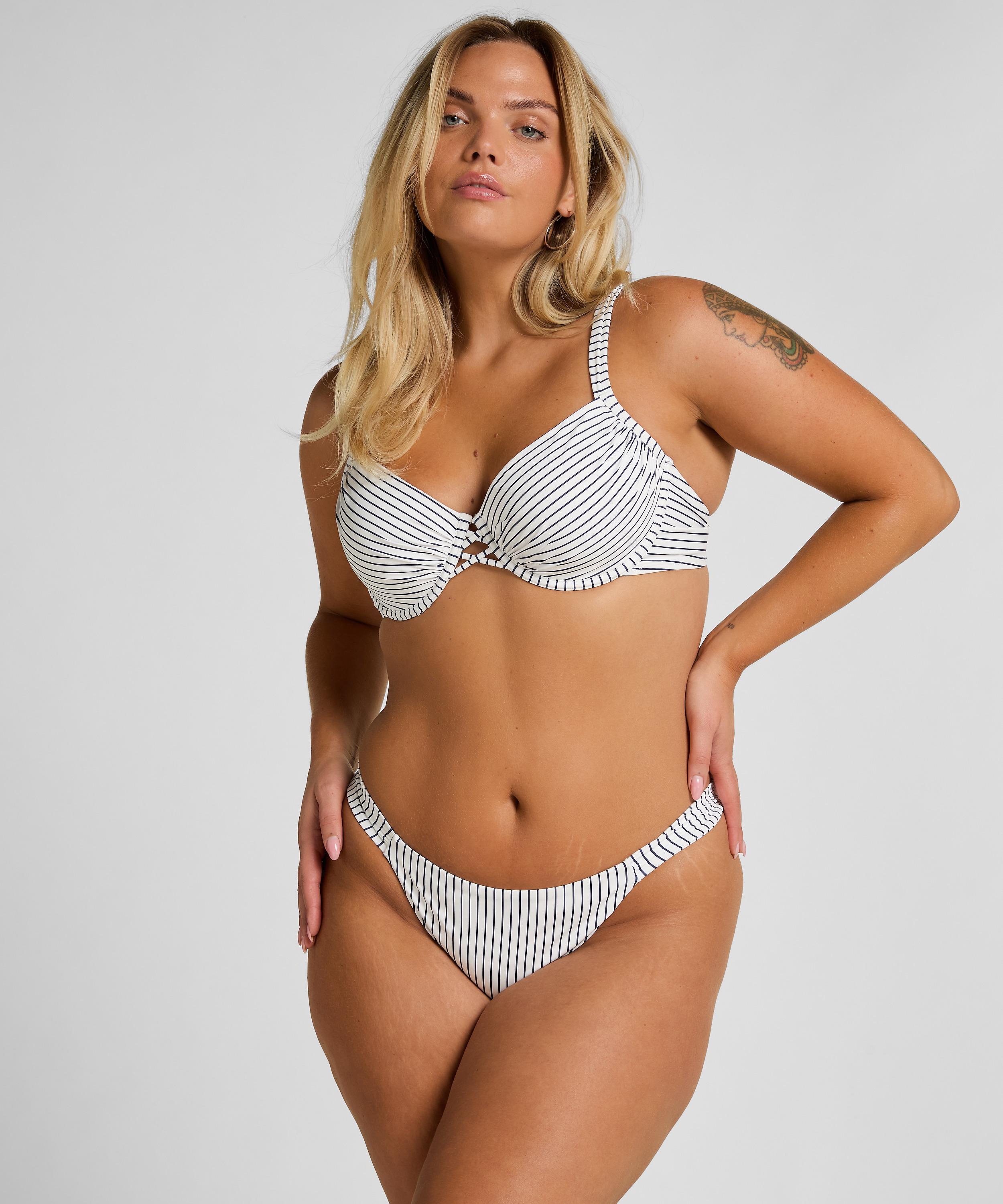 Ψηλόμεσο Μπικίνι Bottom Stripes