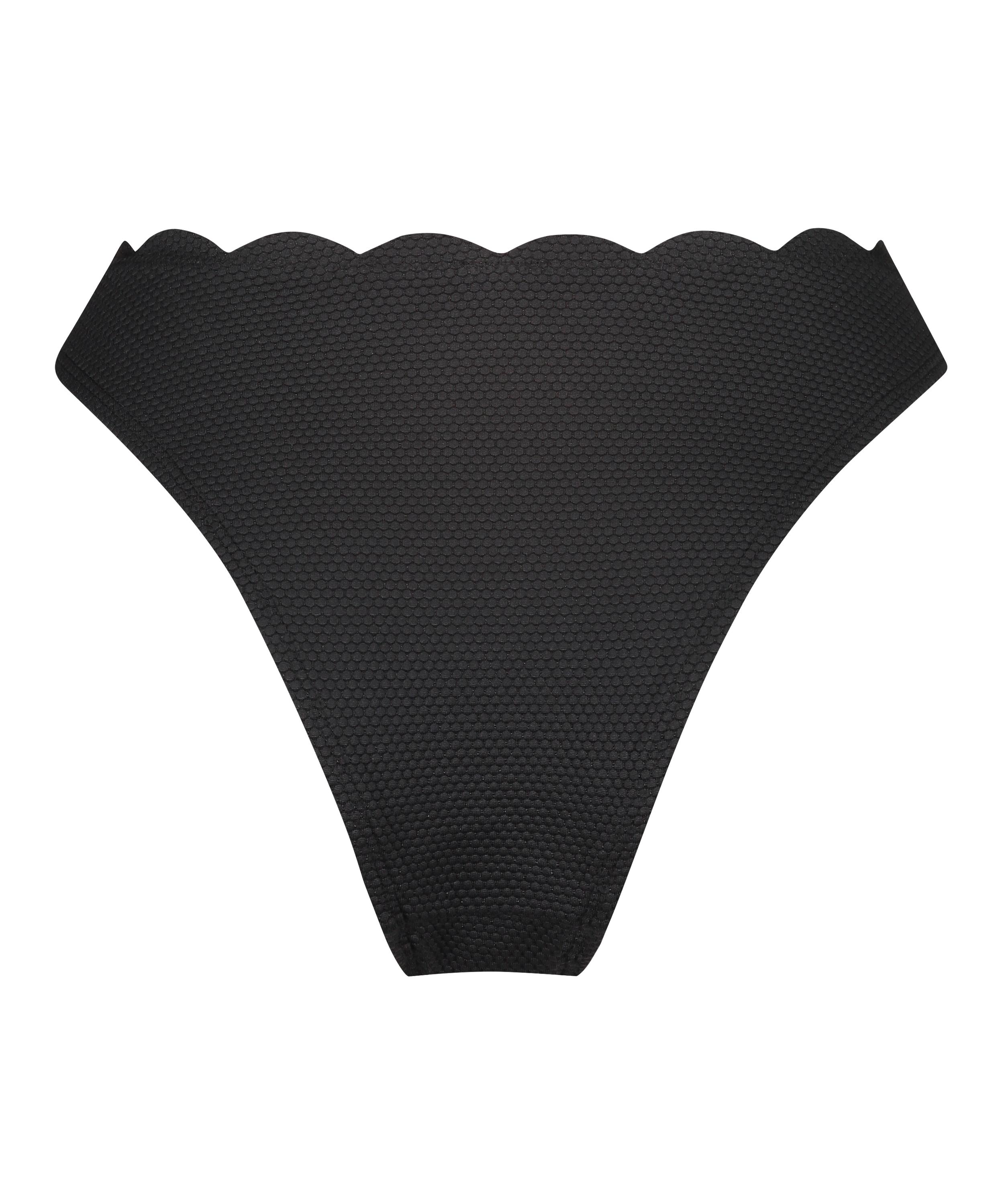High Leg Μπικίνι Bottom Scallop