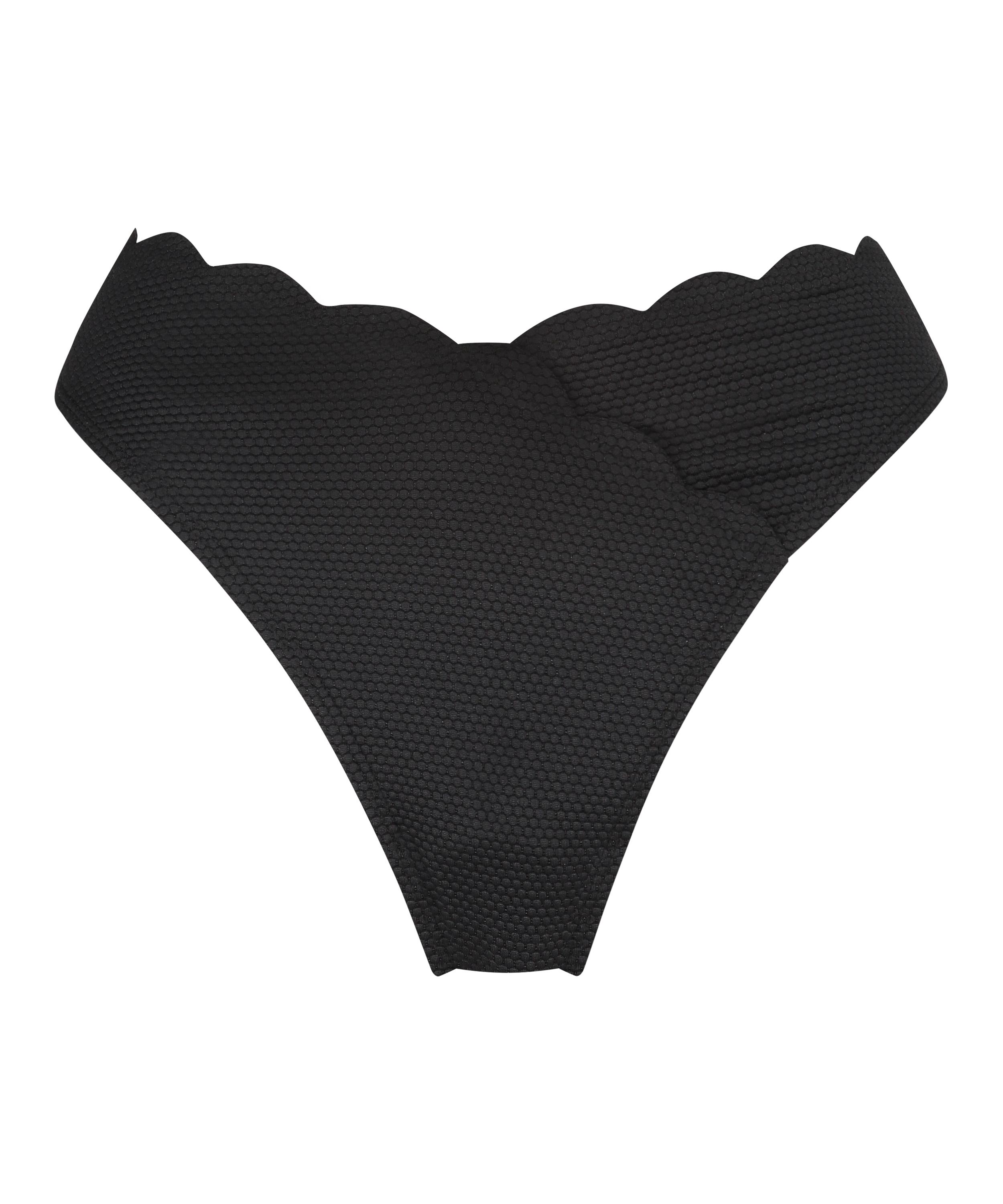 High Leg Μπικίνι Bottom Scallop