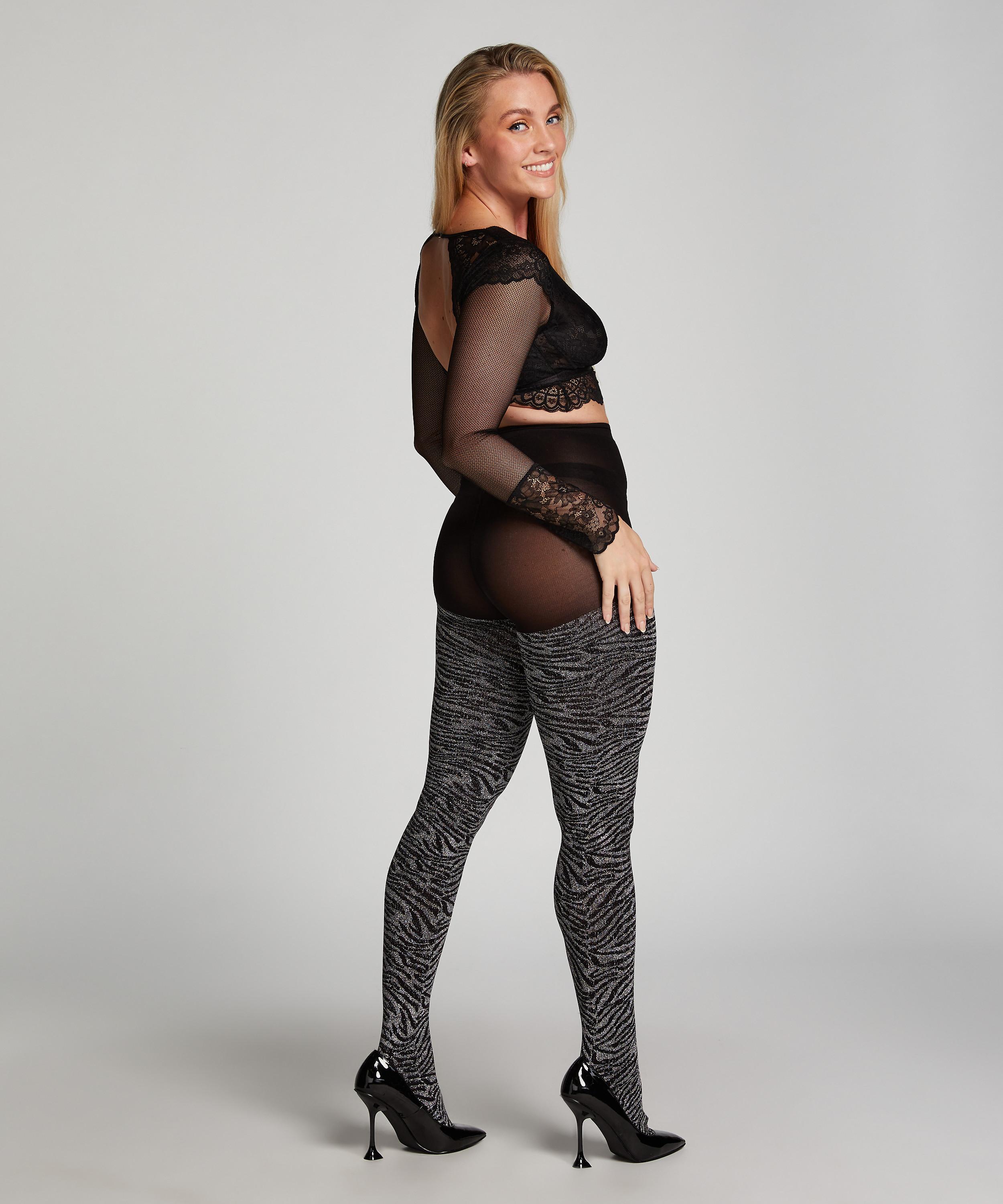 Καλσόν 50 Den Lurex Zebra