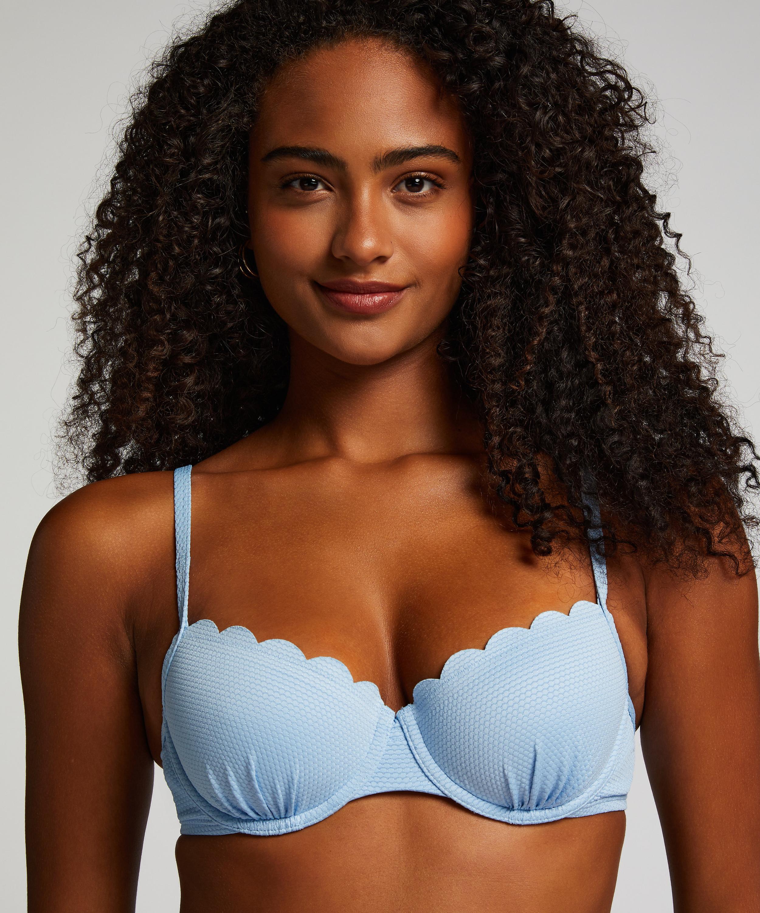 Μπικίνι Top με Επένδυση και Μπανέλα  Scallop