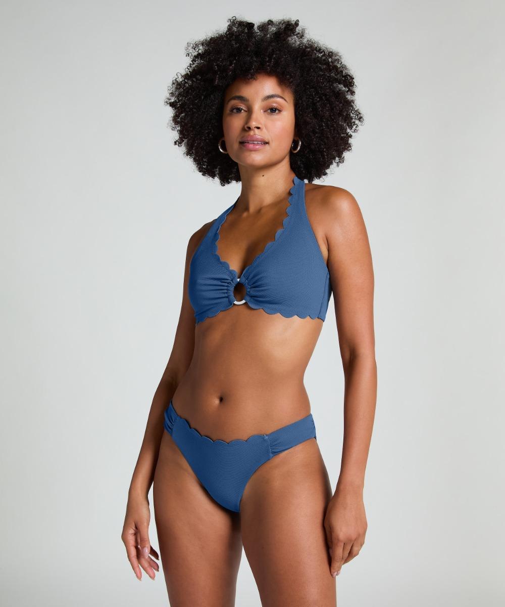 Μπικίνι Croptop Halter Scallop