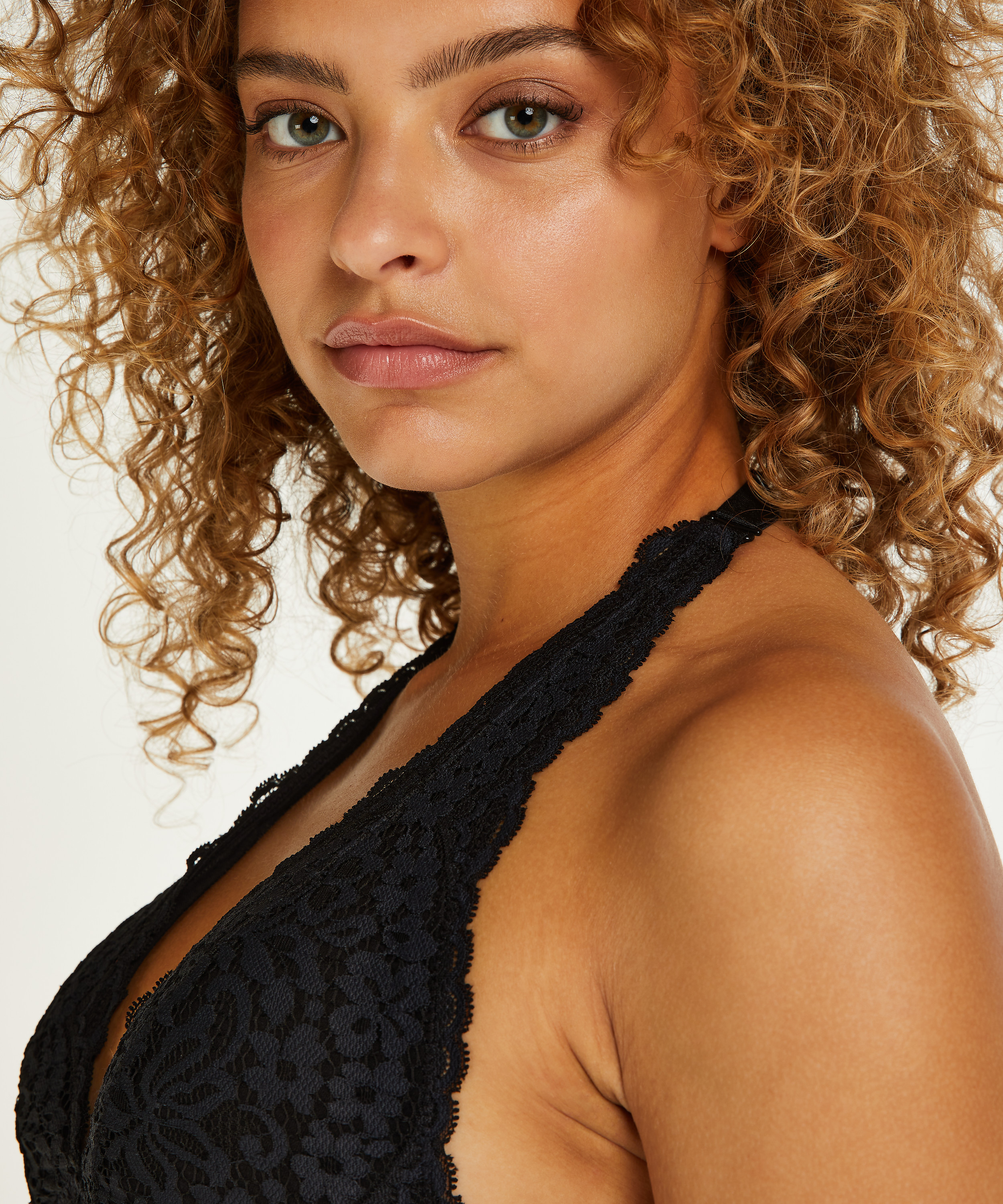 Bralette με Επένδυση και Δαντέλα Rose