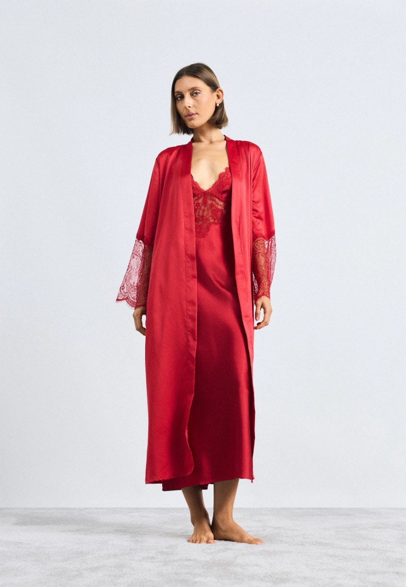 Μακρύ Σατέν Νυχτικό Mya