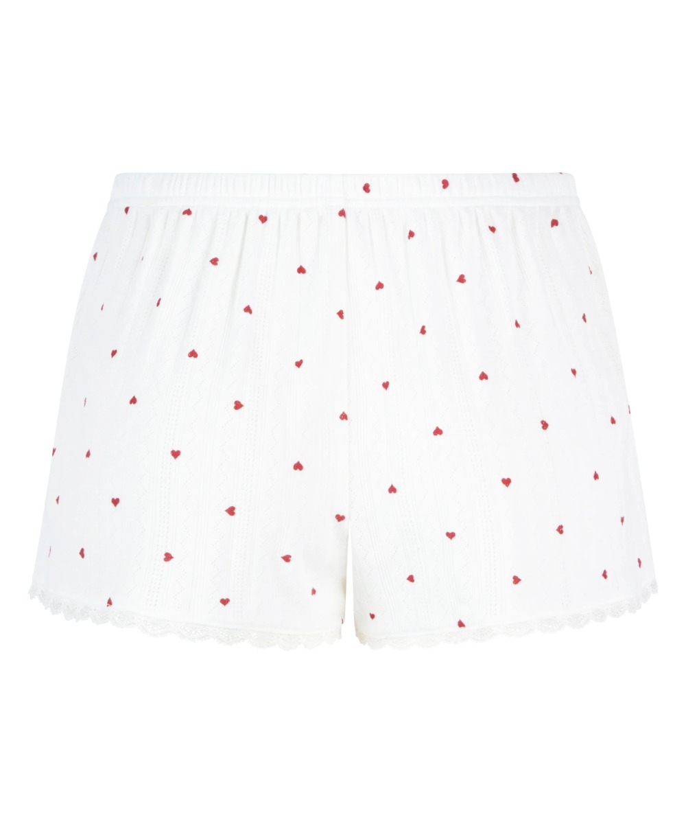 Σόρτς Πιτζάμας Pointelle Heart