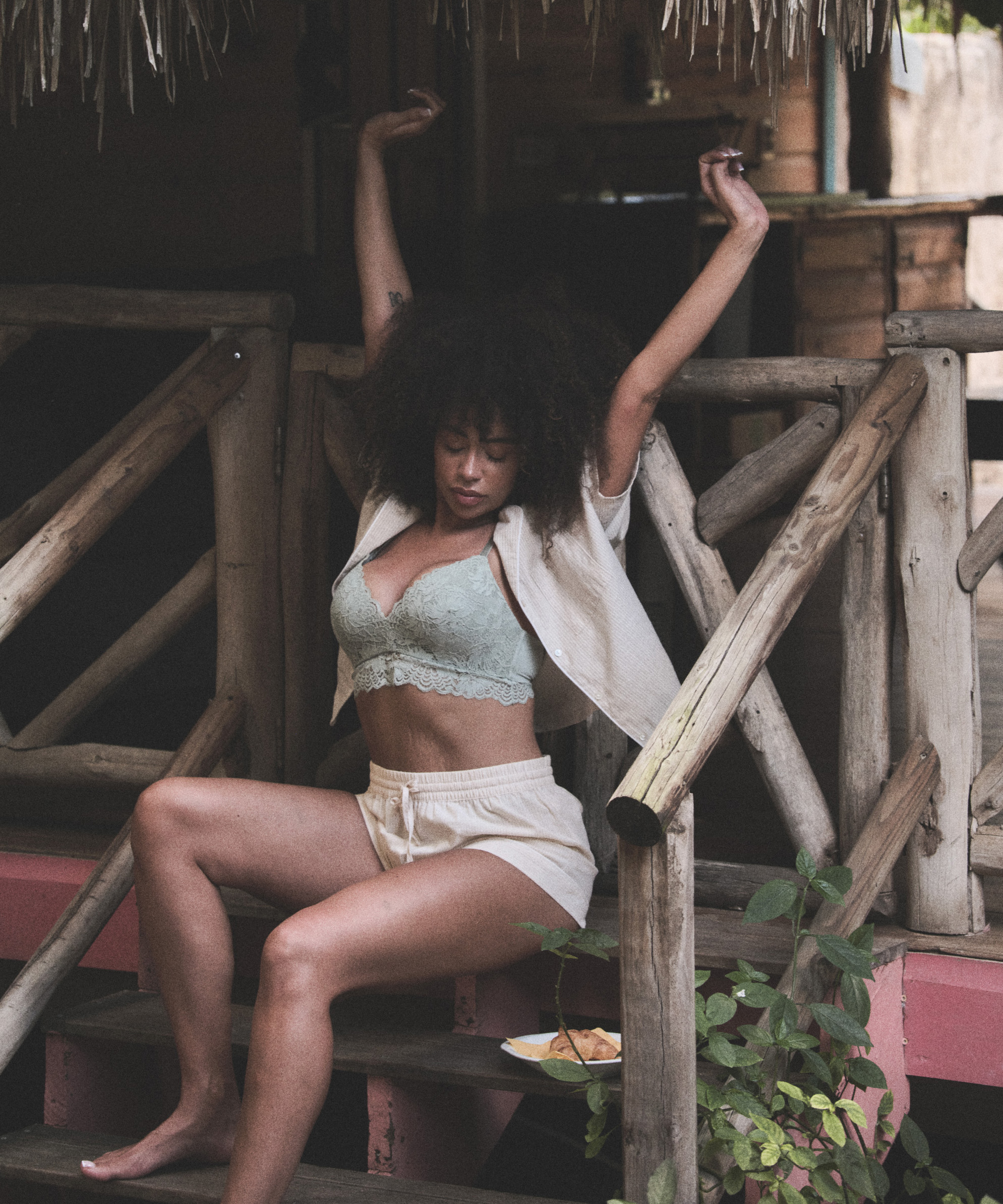 Σορτς Πιτζάμας Ριγέ