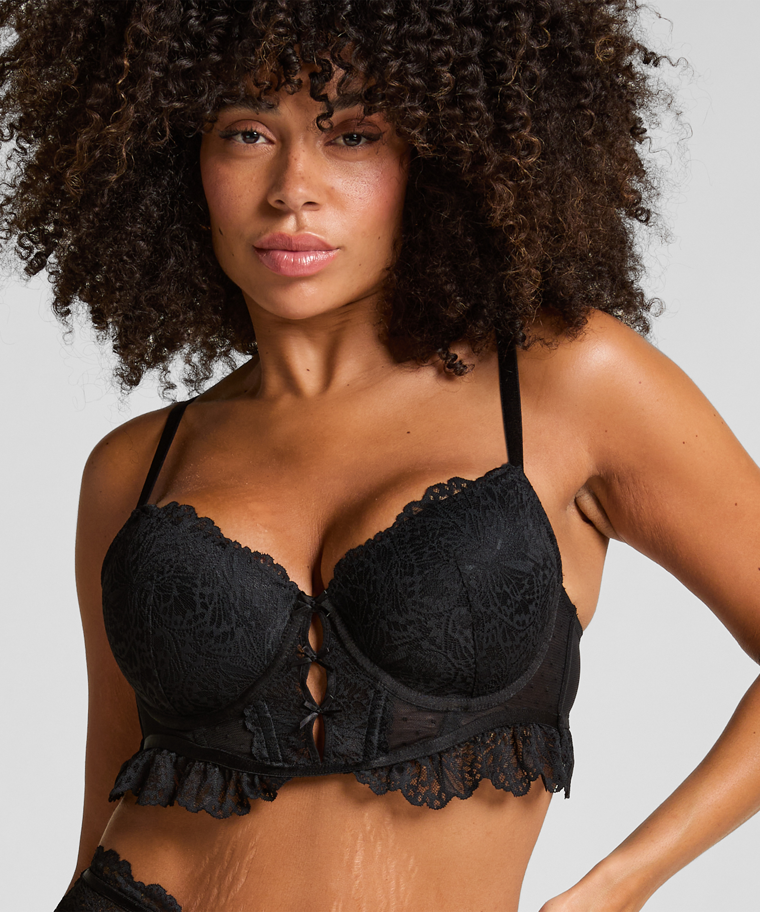 Σουτιέν Longline Με Επένδυση Και Μπανέλα Posie