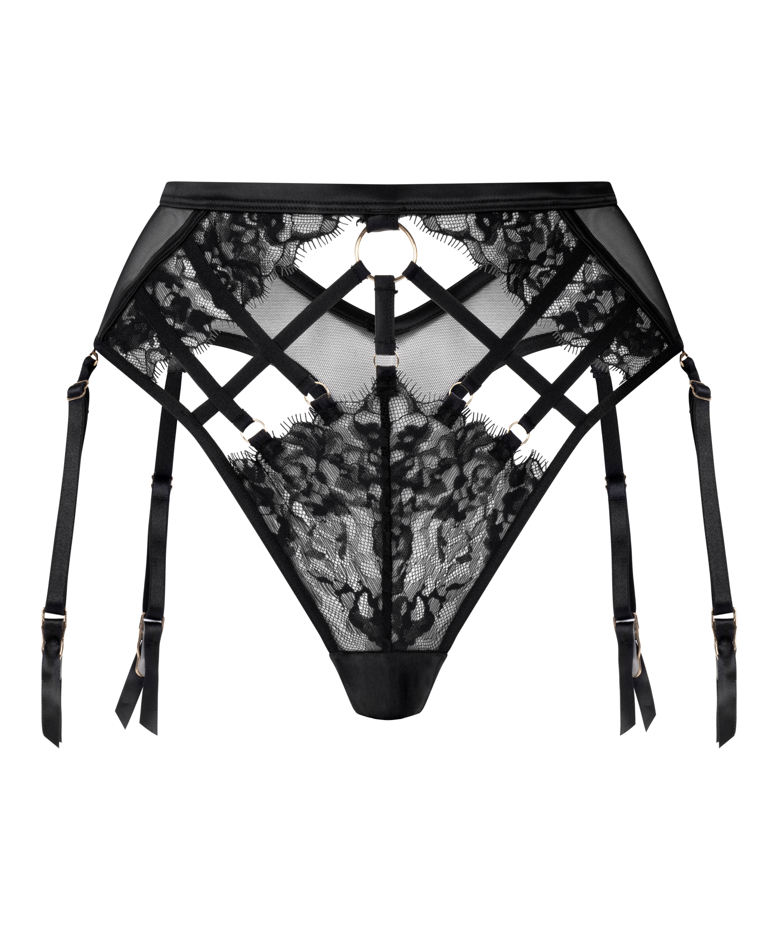 Ψηλόμεσο Στρινγκ Με Ζαρτιέρες Nienke