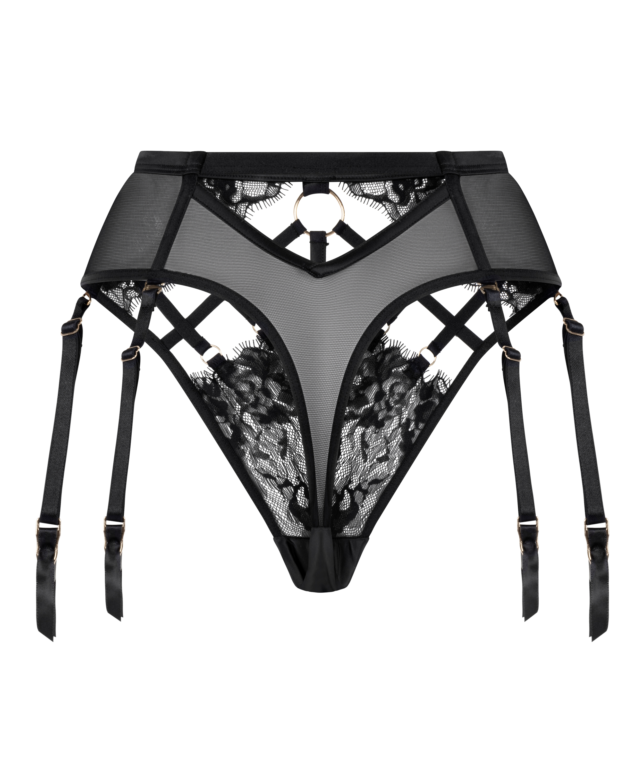 Ψηλόμεσο Στρινγκ Με Ζαρτιέρες Nienke