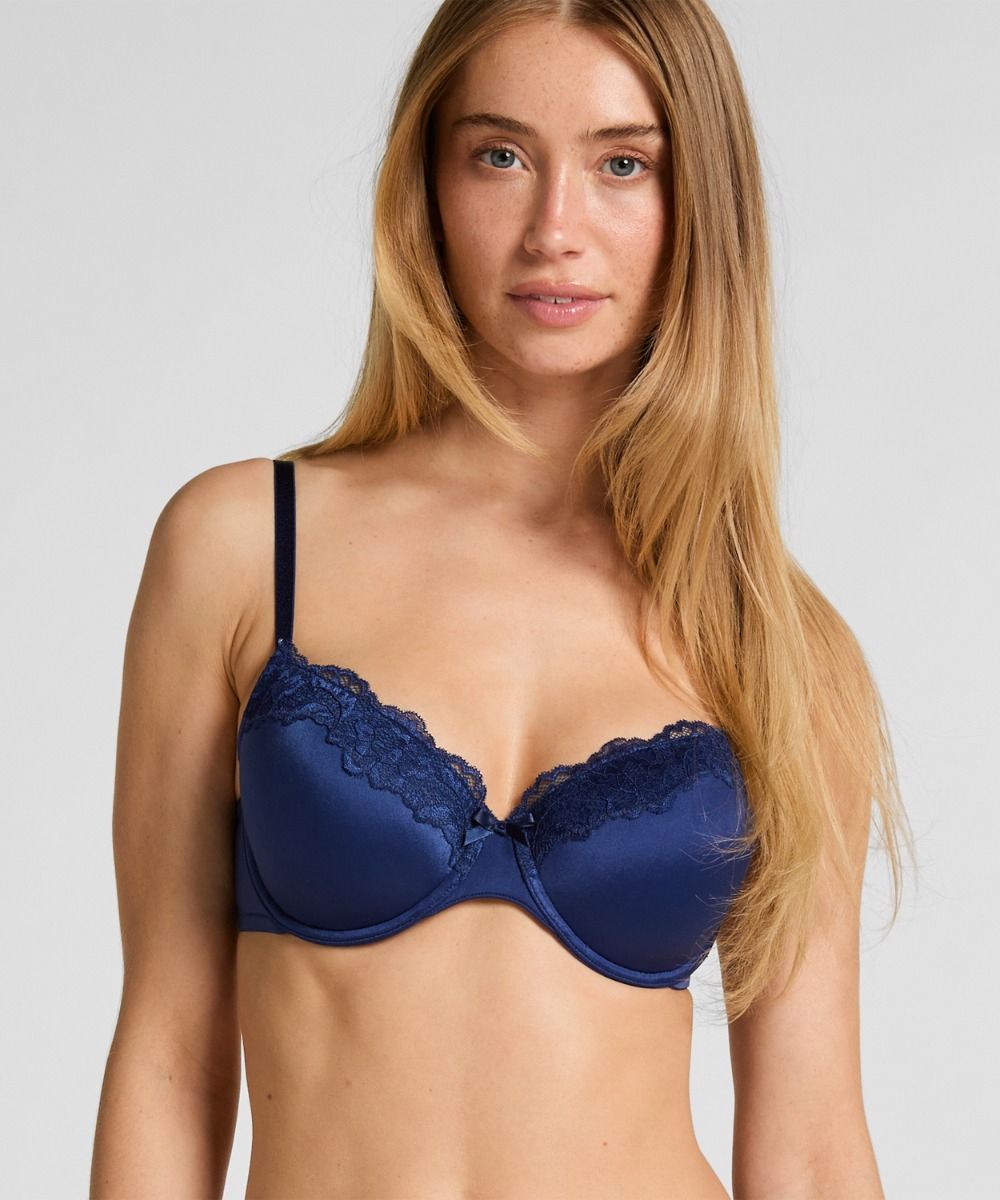 Σουτιέν Με Επένδυση Και Μπανέλα Lace & Shine