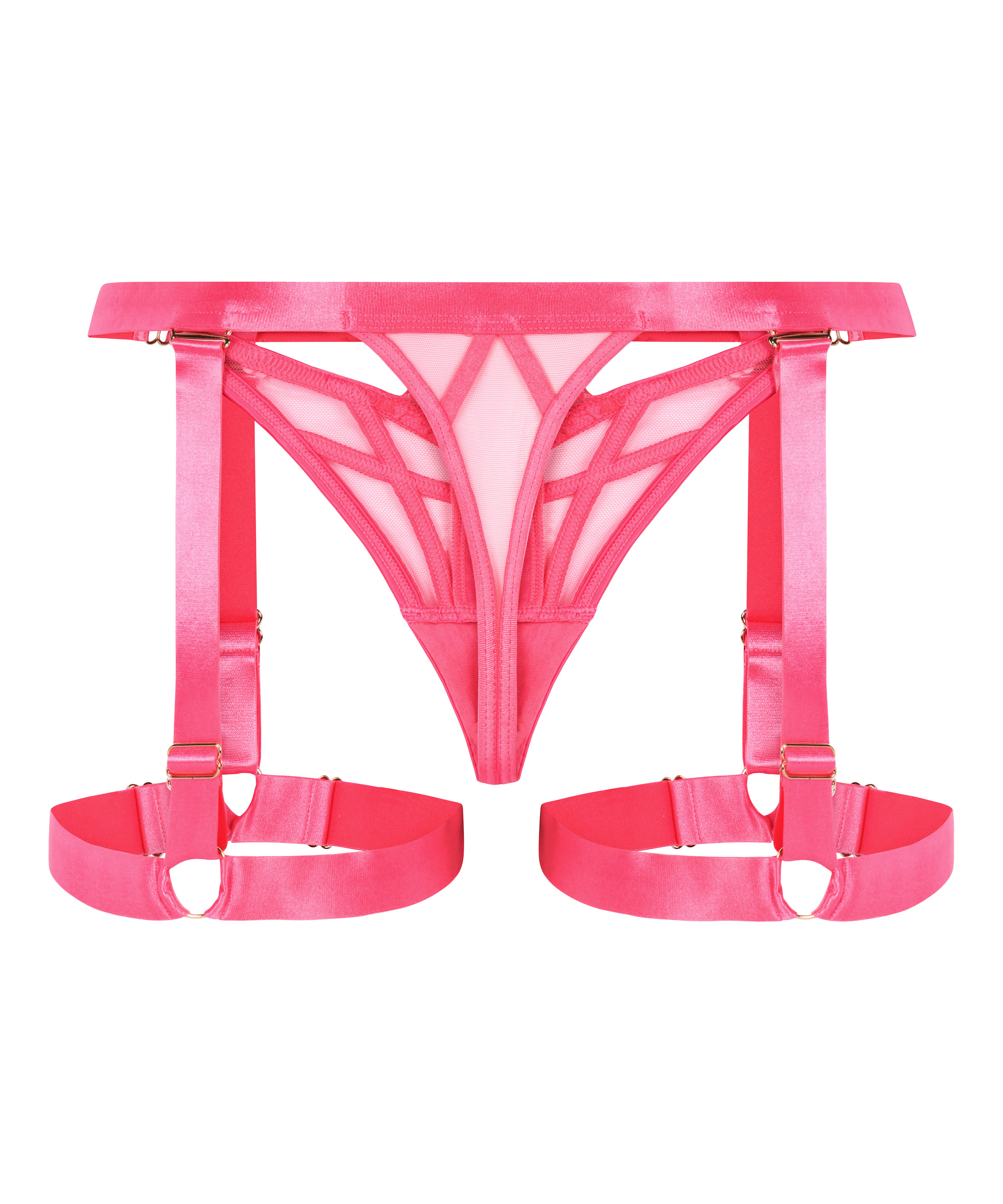 Ψηλόμεσο Στρινγκ Sable Με Ζαρτιέρες