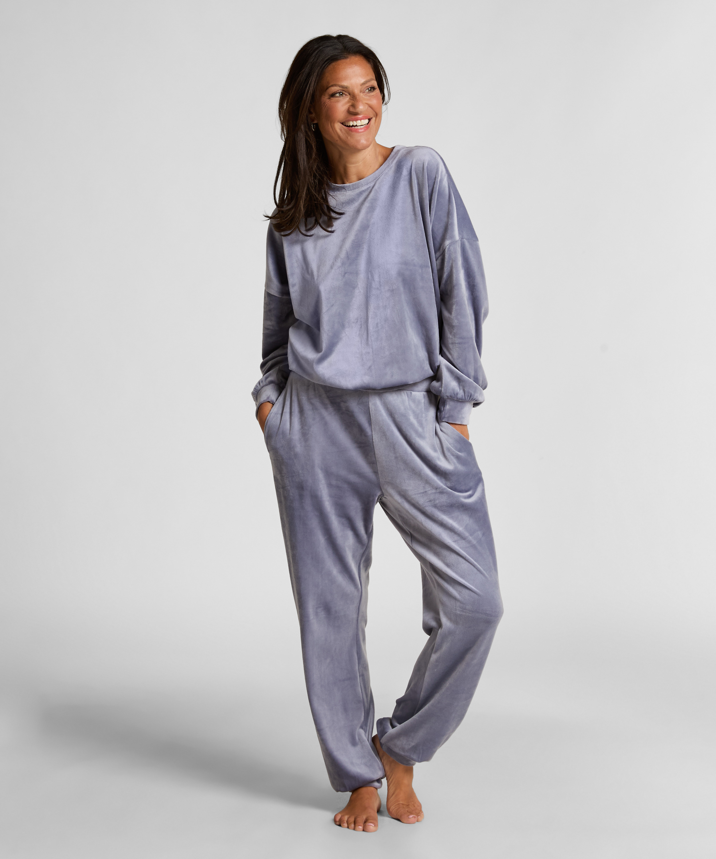 Μακρυμάνικο Βελούδινο Τοπ Πιτζάμας