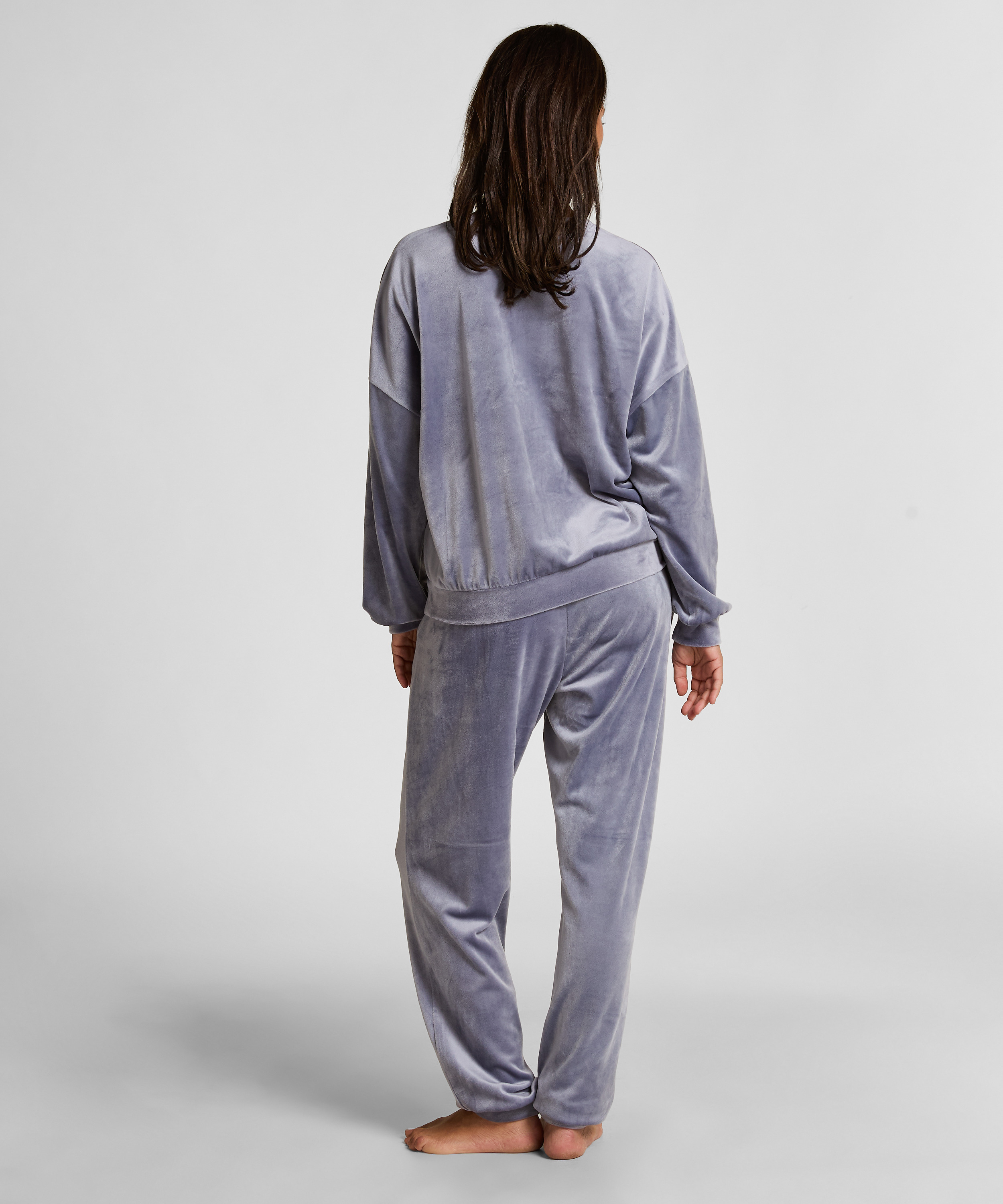 Μακρυμάνικο Βελούδινο Τοπ Πιτζάμας